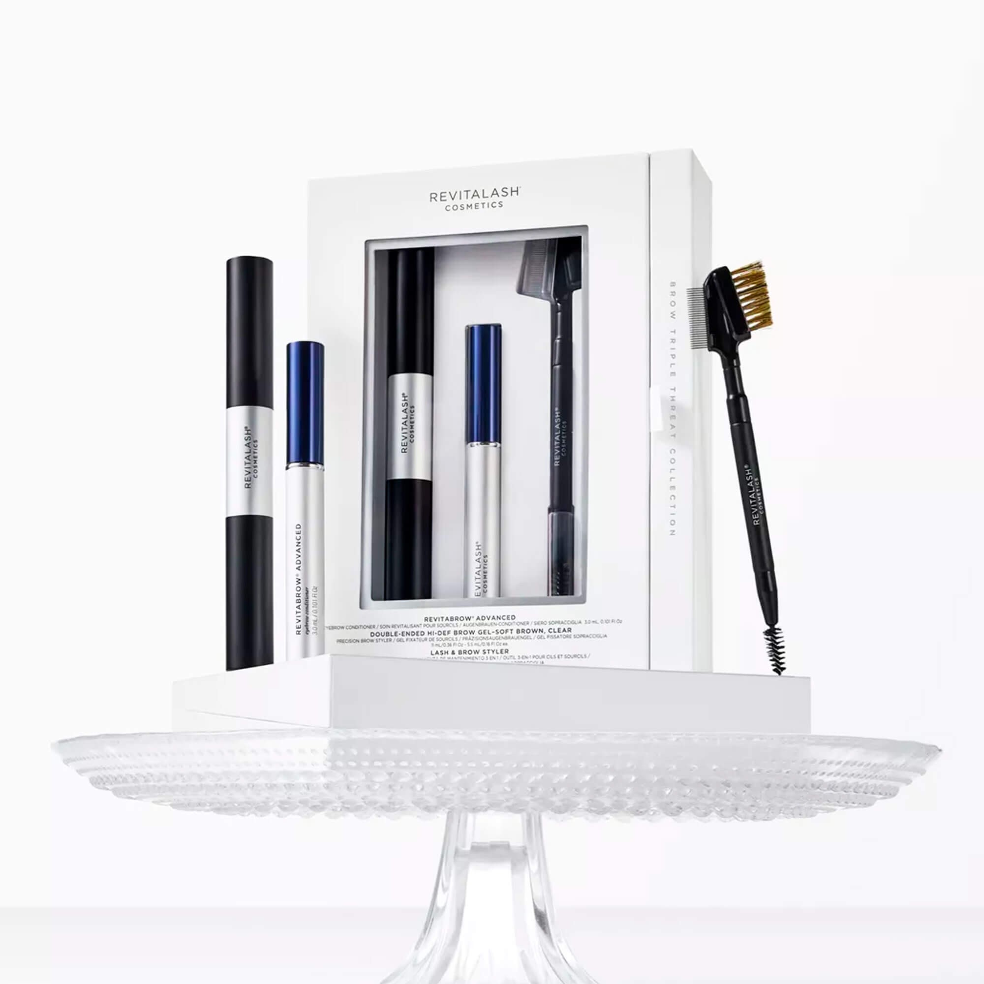 Подарочный набор для бровей RevitaLash RevitaBrow Advanced Triple Threat Collection
