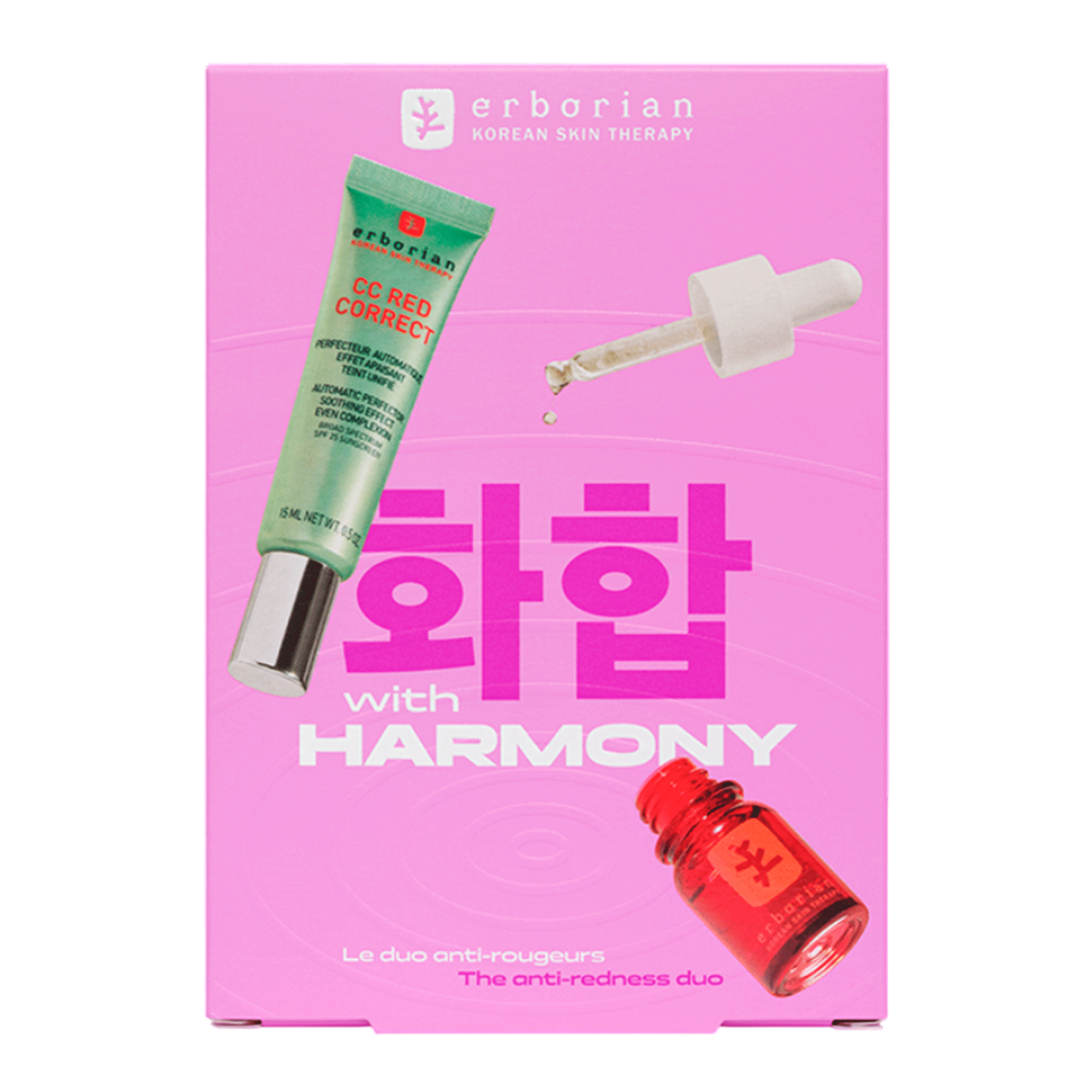 Набір “Дует проти почервоніння” Erborian The Anti-Redness Duo
