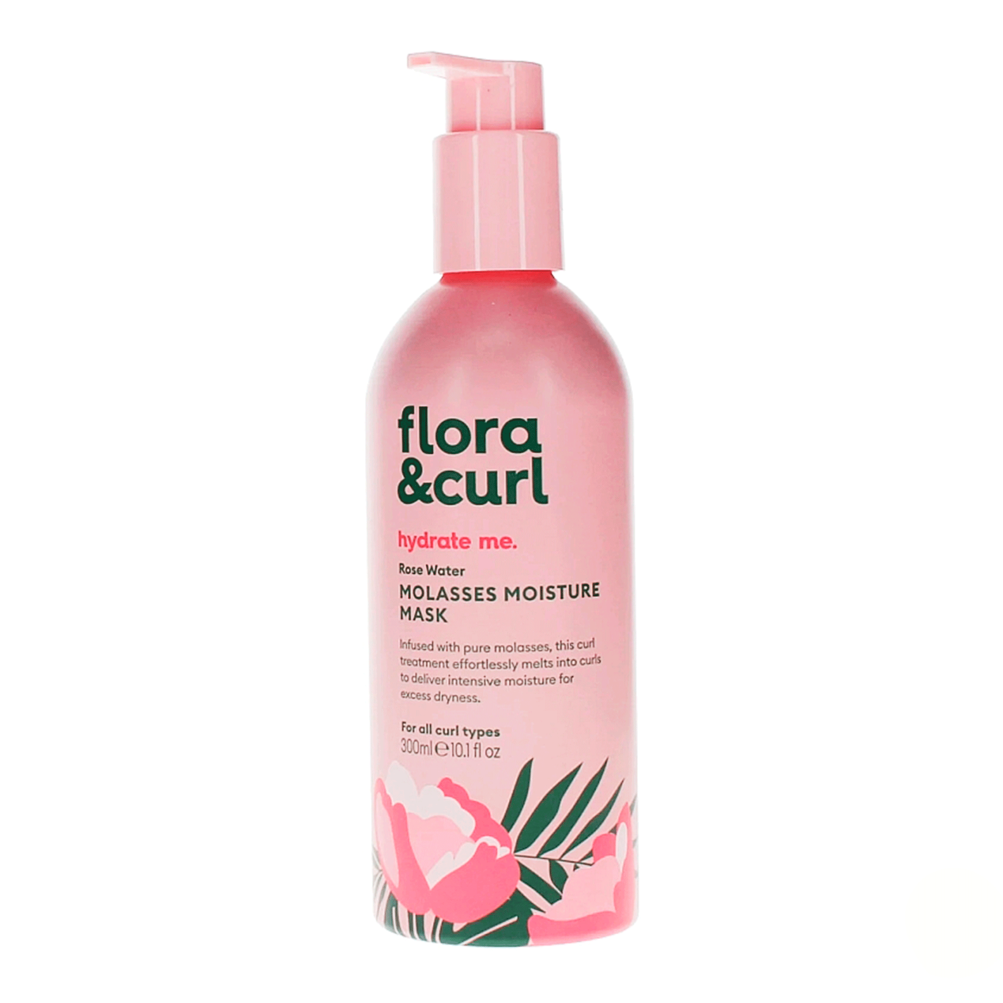Flora &amp; Curl Rose Water Molasses - Увлажняющая маска для вьющихся волос