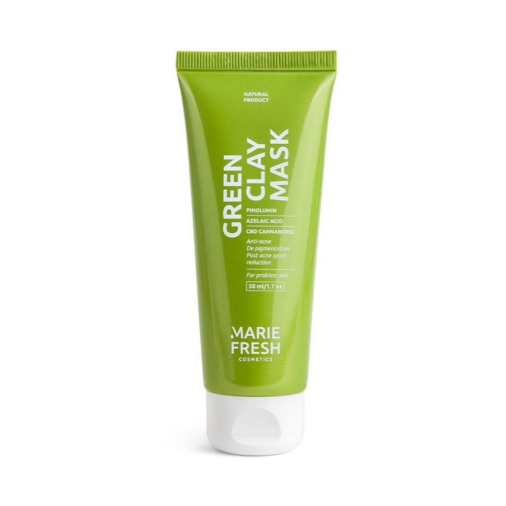 Маска для лица с зеленой глиной Marie Fresh Cosmetics Green Clay Mask
