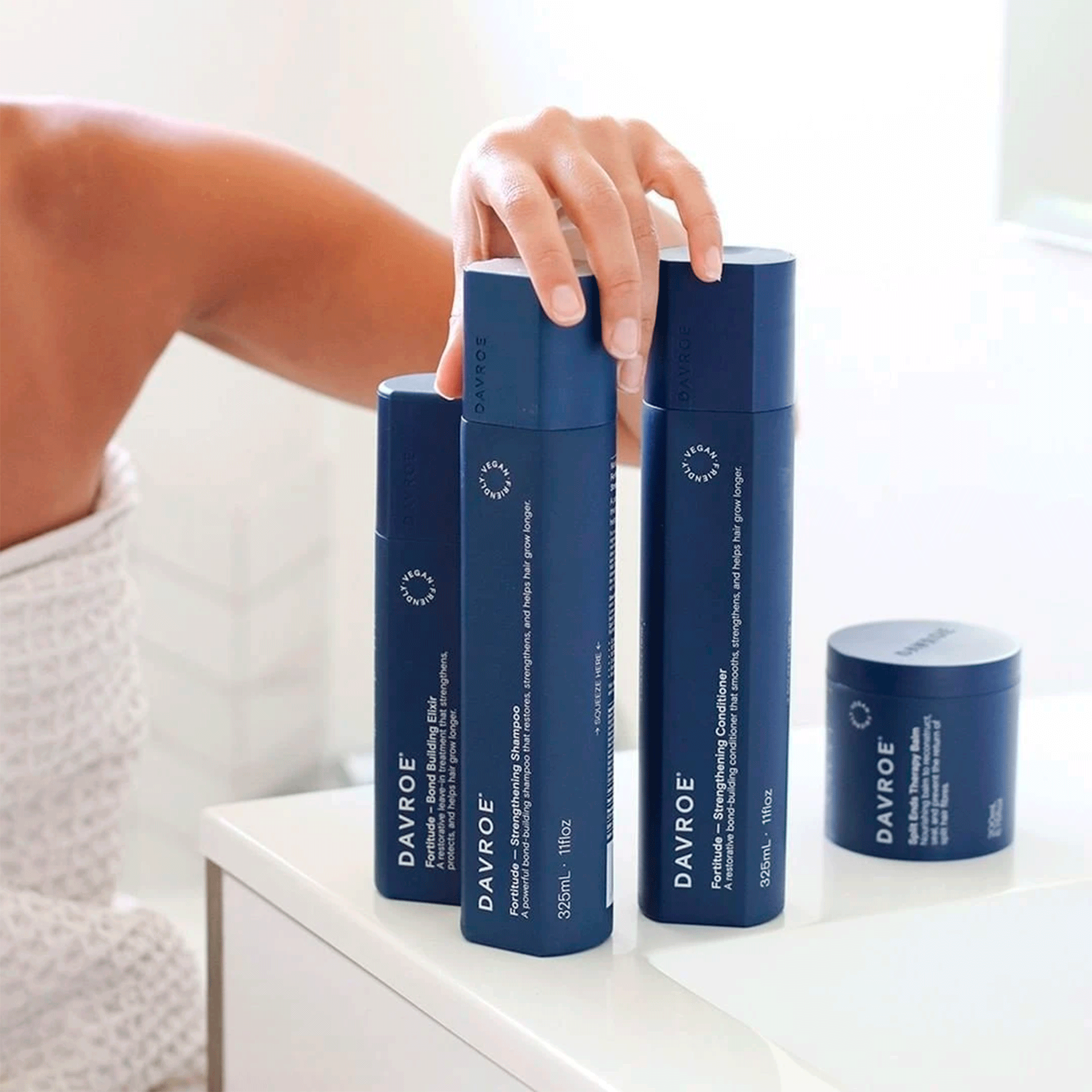 Укрепляющий несмываемый эликсир для волос Davroe Fortitude Elixer