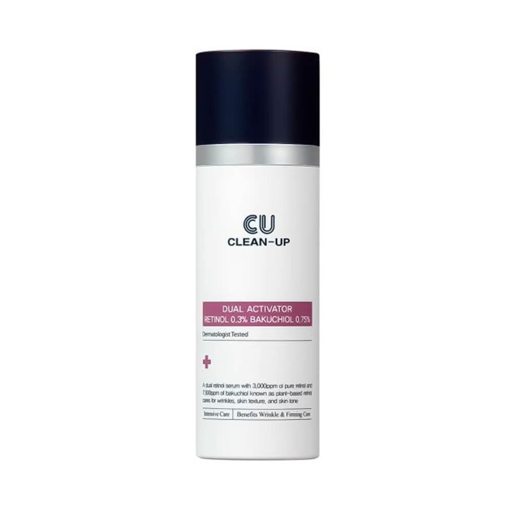 CU SKIN Clean-up Dual Activator Retinol 0.3%, 1%, Bakuchiol 0.75% - Сироватка з ретинолом