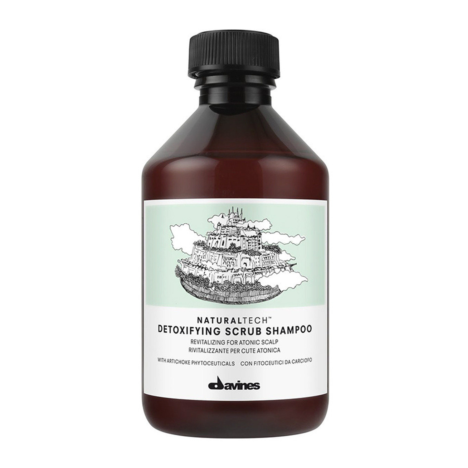 Детоксирующий шампунь-скраб Davines Natural Tech Detoxifying Shampoo-Scrub