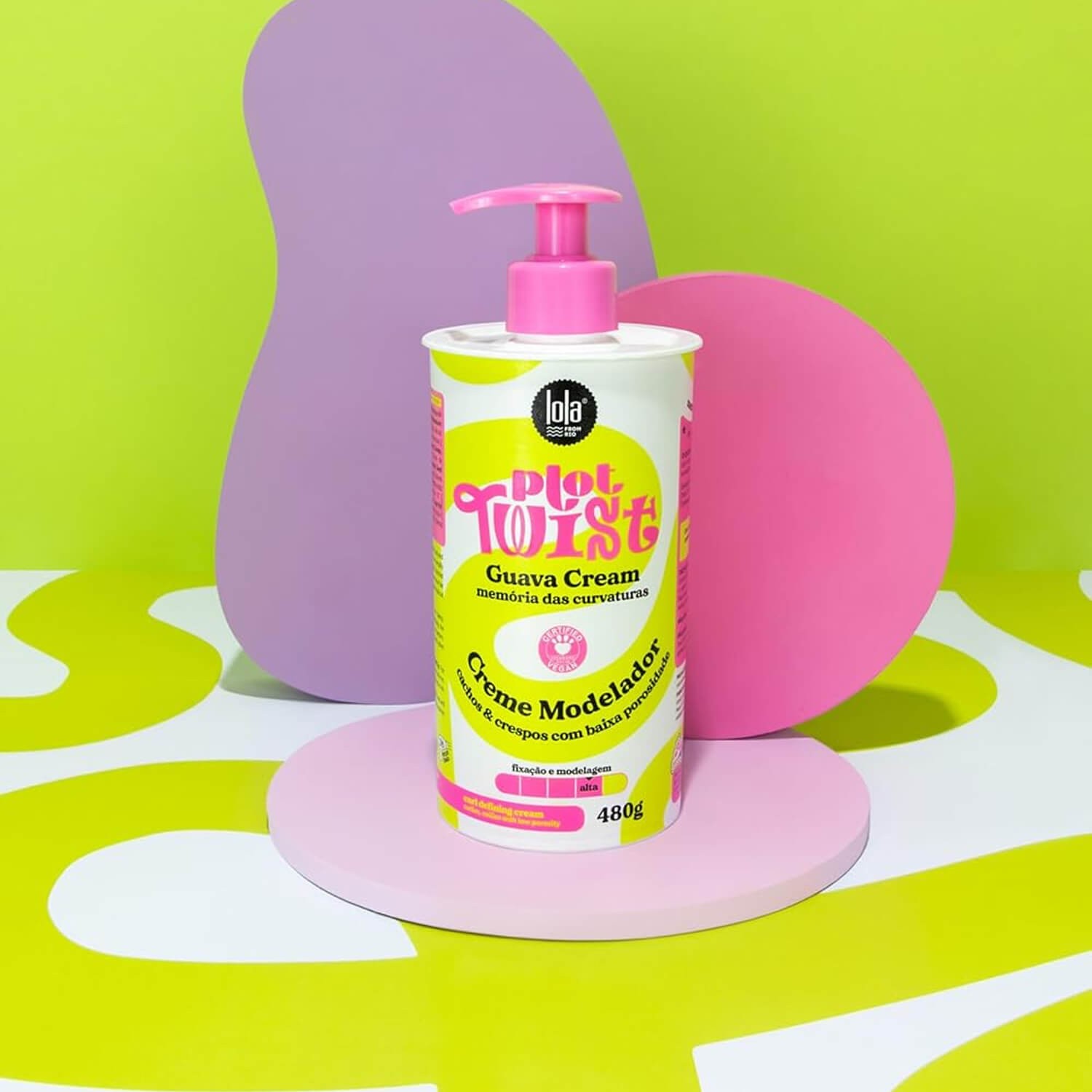 Крем моделюючий для кучерявого або хвилястого волосся Lola Cosmetics Plot Twist Guava Cream