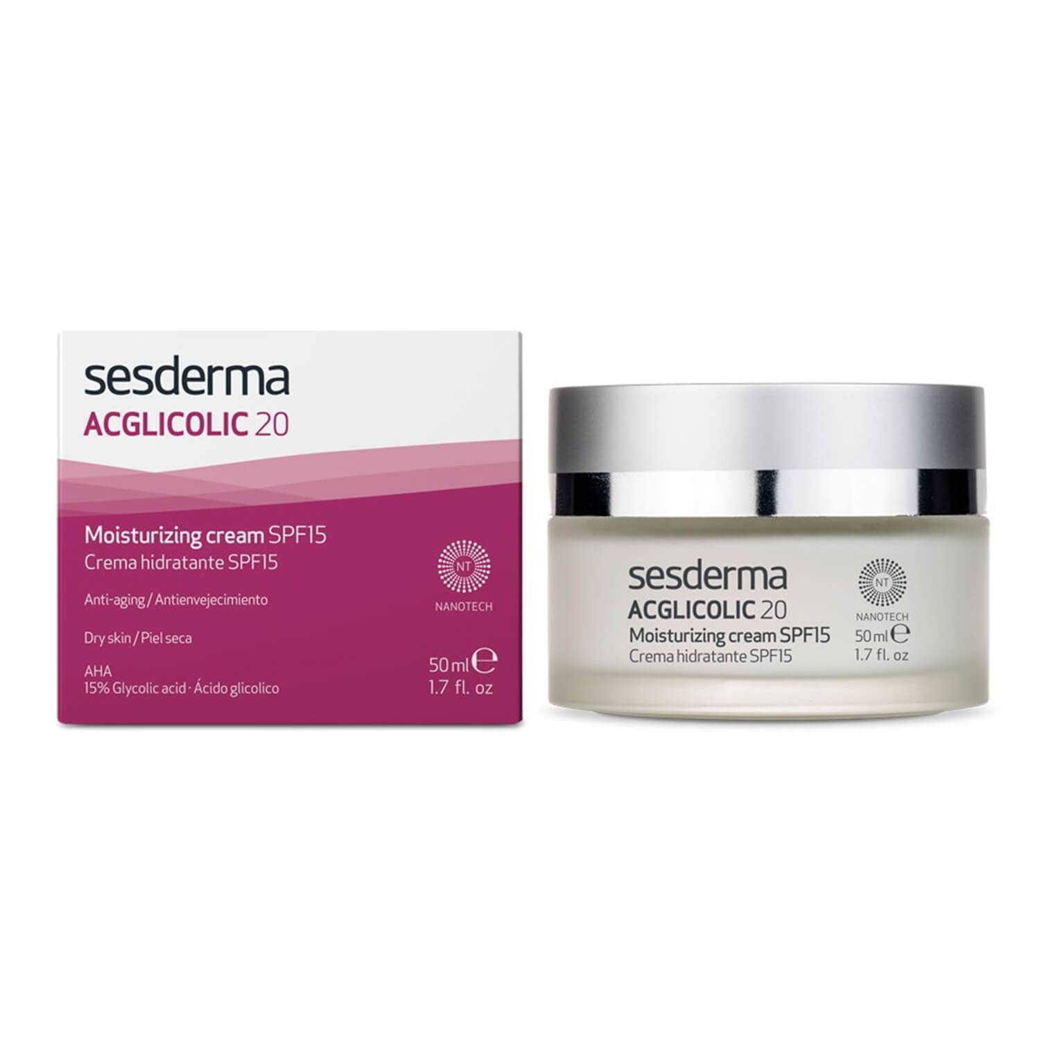 Sesderma Acglicolic 20 Moisturizing Cream SPF 15 цена