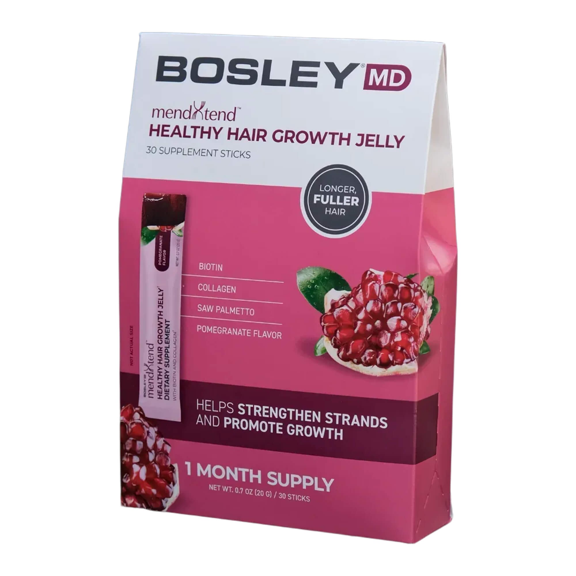 Bosley MD Диетическая добавка в форме желейной пластинки
