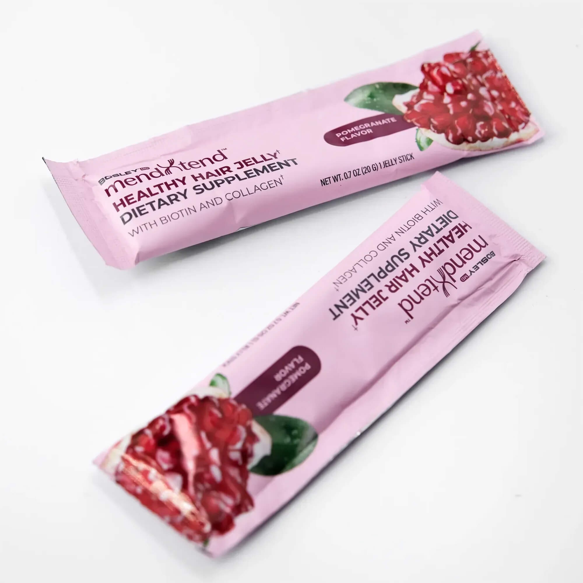 Диетическая добавка в форме желейной пластинки Bosley MD MendXtend Healthy Hair Growth Jelly