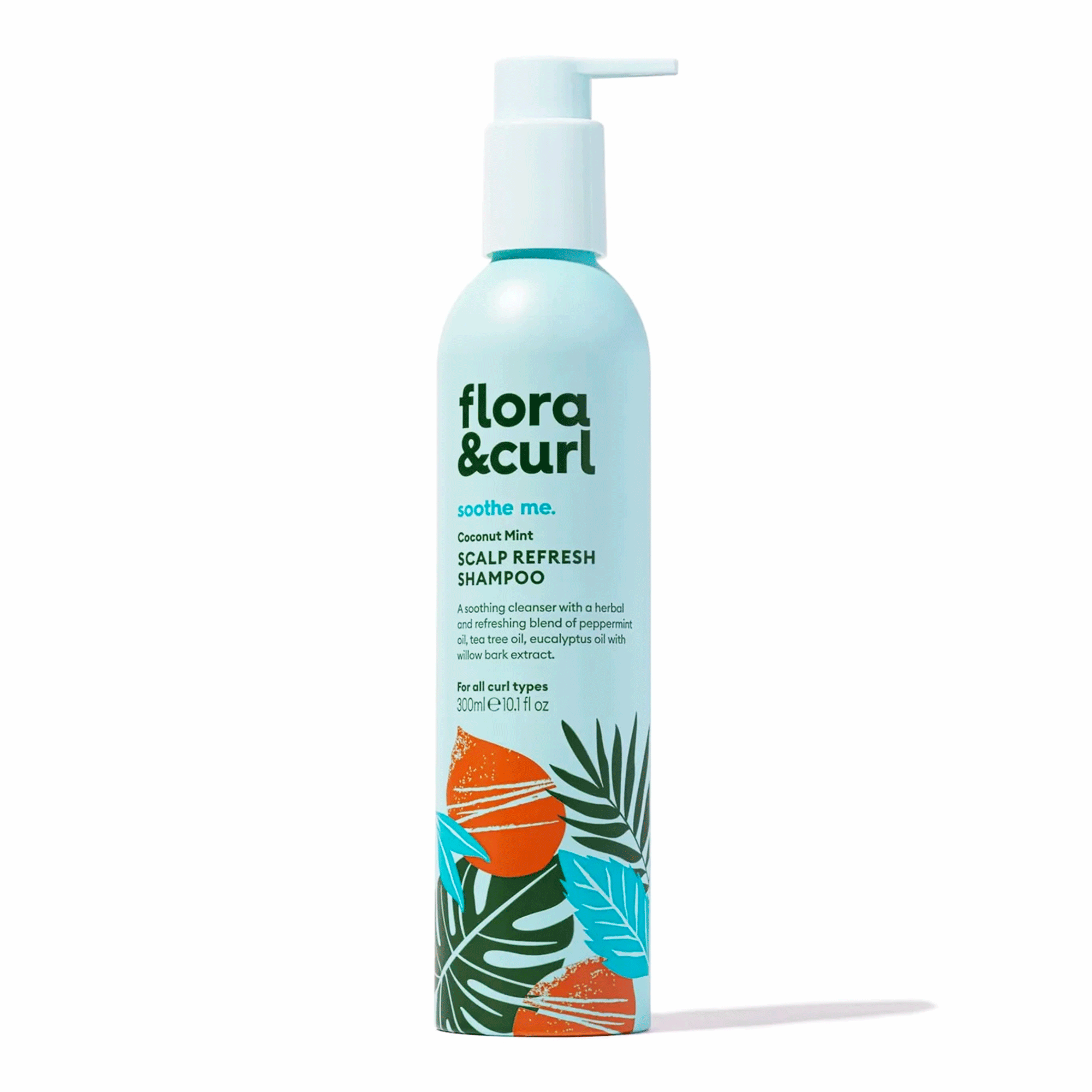 Flora &amp; Curl Soothe Me Coconut Mint Scalp Refresh Shampoo - Освежающий шампунь для кожи головы