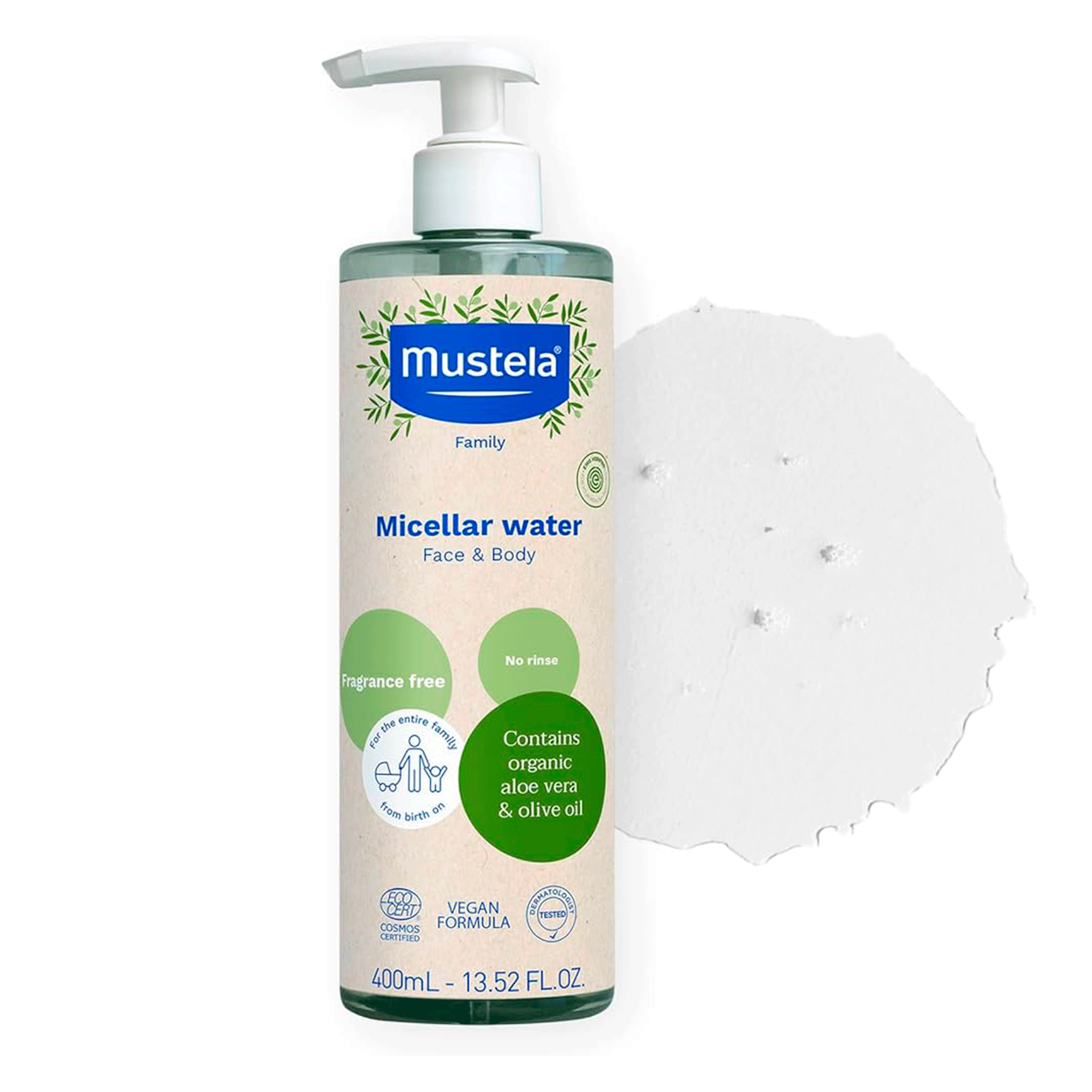 Мицеллярная вода для лица и тела Mustela Organic Micellar Water