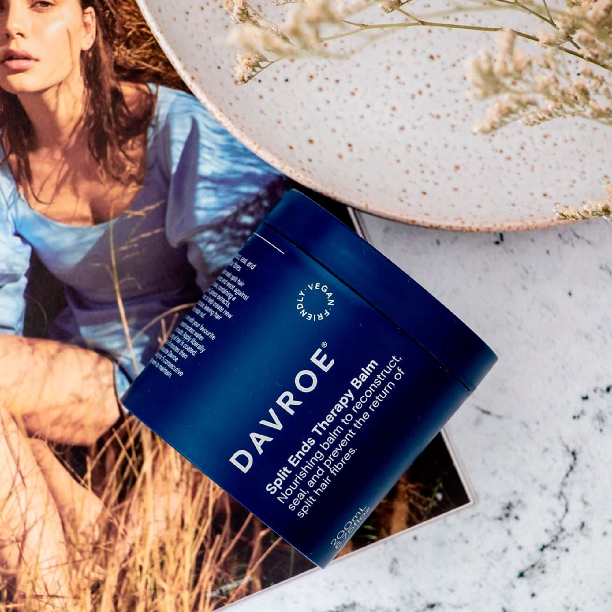 Восстанавливающий питательный бальзам для волос Davroe Split Therapy Balm