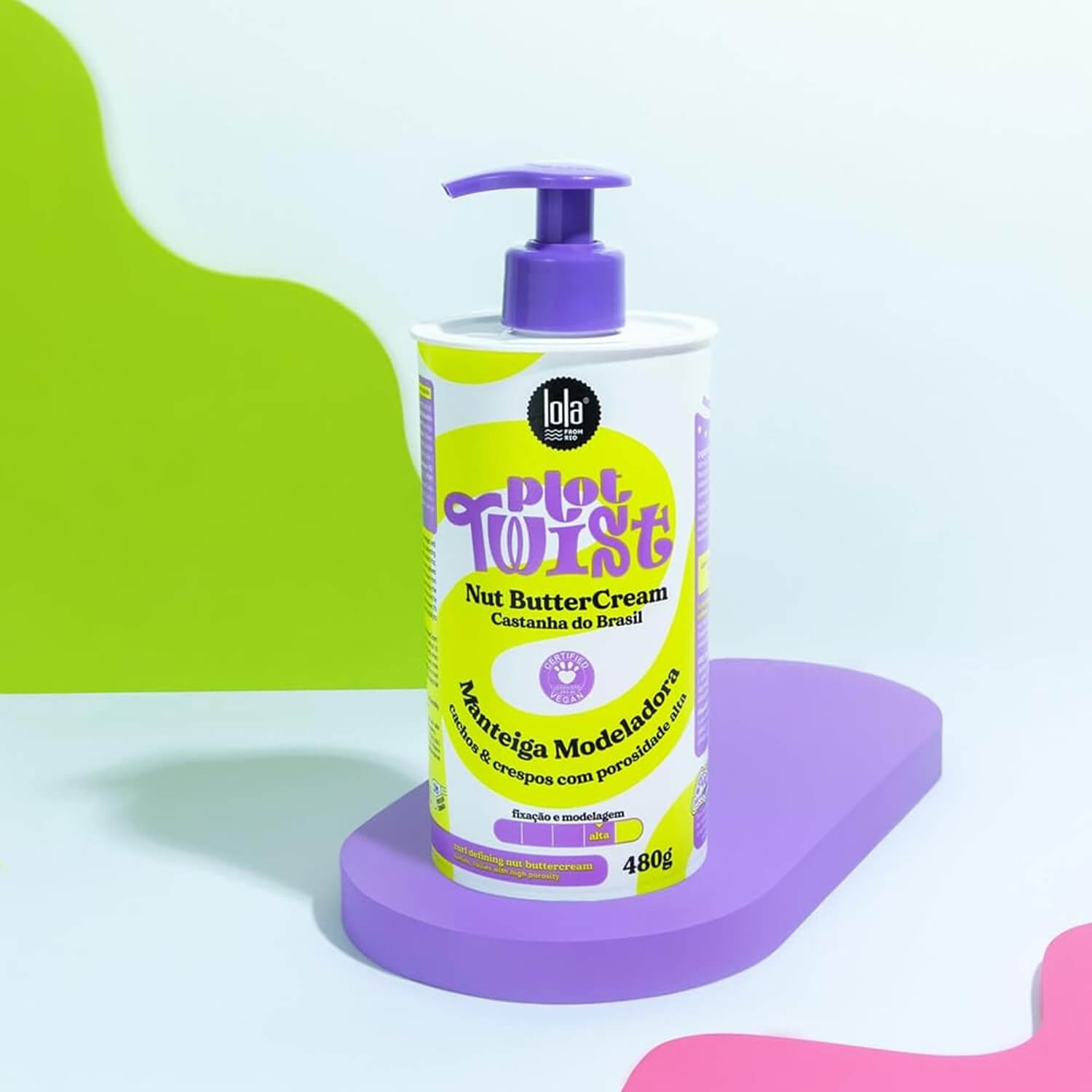 Крем моделирующий для поврежденных вьющихся или волнистых волос Lola Cosmetics Plot Twist Nut Butter Cream