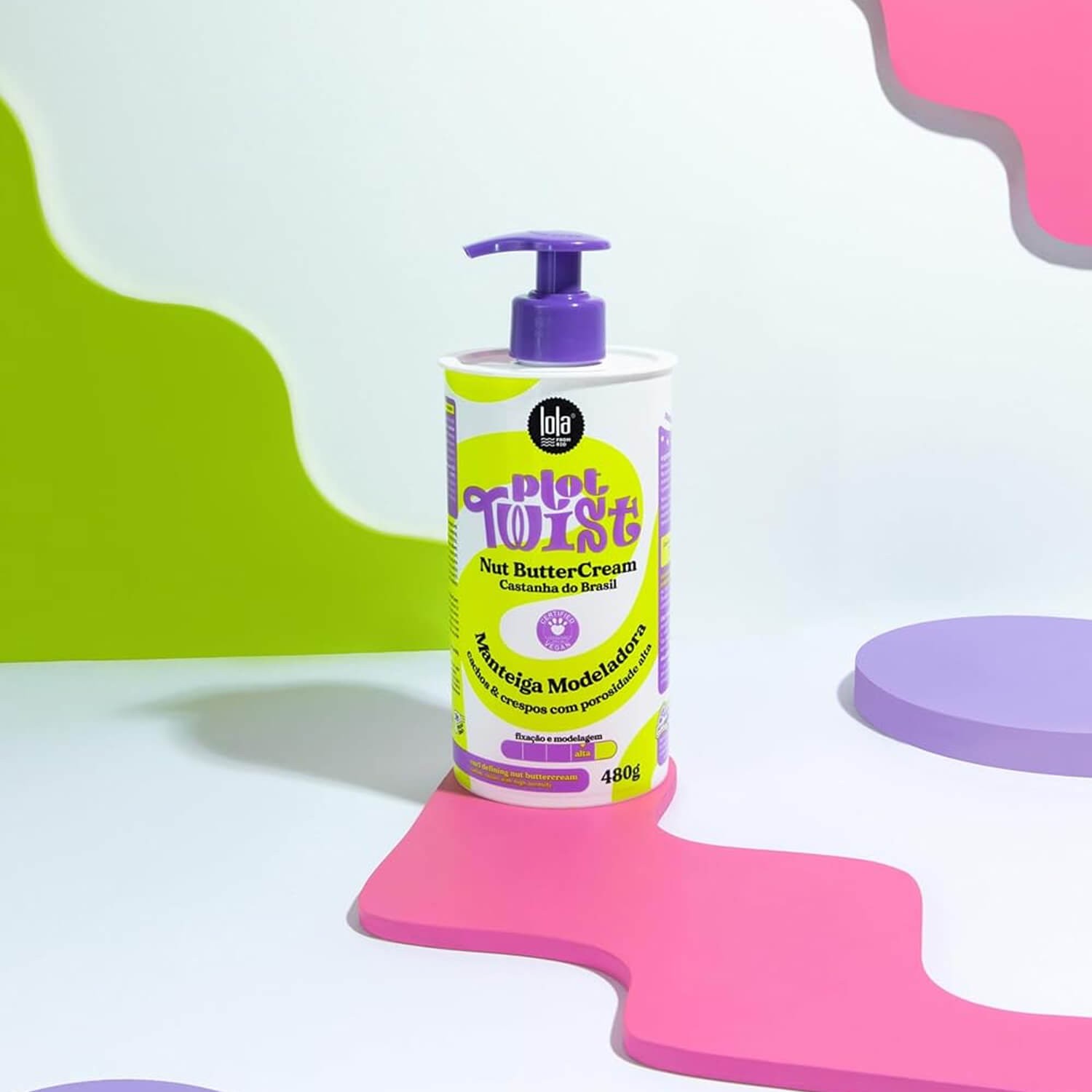 Крем моделирующий для поврежденных вьющихся или волнистых волос Lola Cosmetics Plot Twist Nut Butter Cream