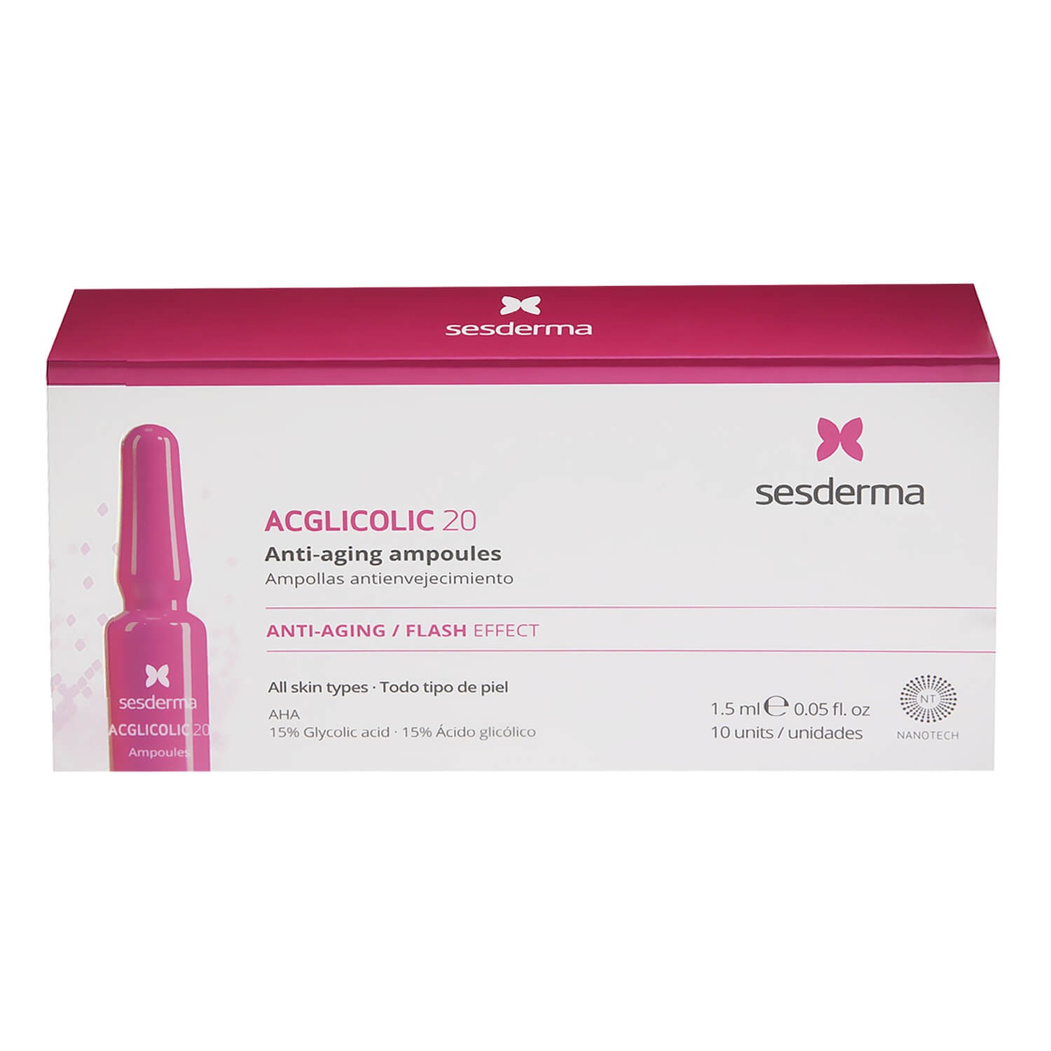 Sesderma Acglicolic 20 Moisturizing Ampoules купить