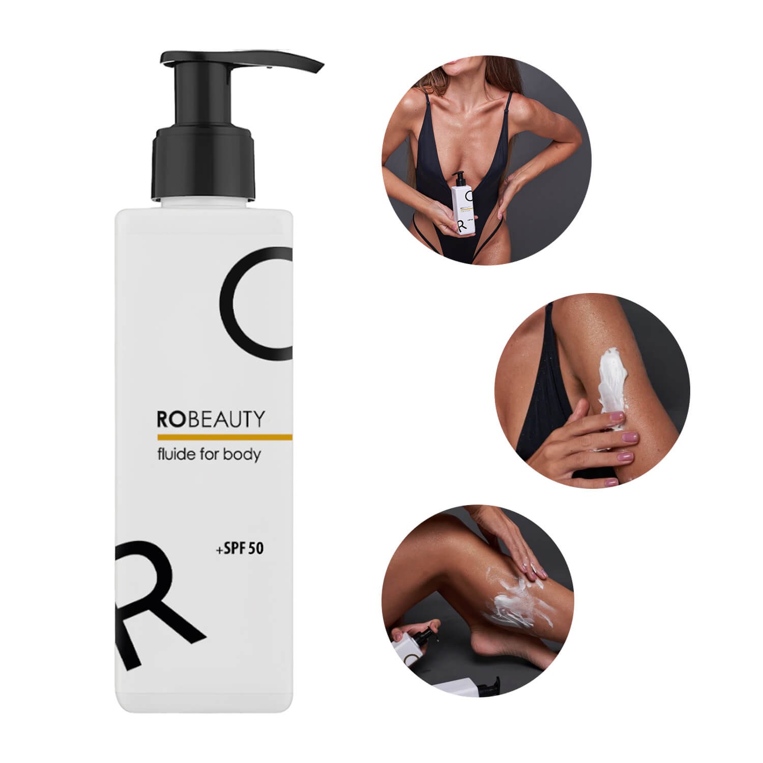 Флюїд для тіла з ефектом шовку із SPF Robeauty Me Silk Effect Body Fluid SPF