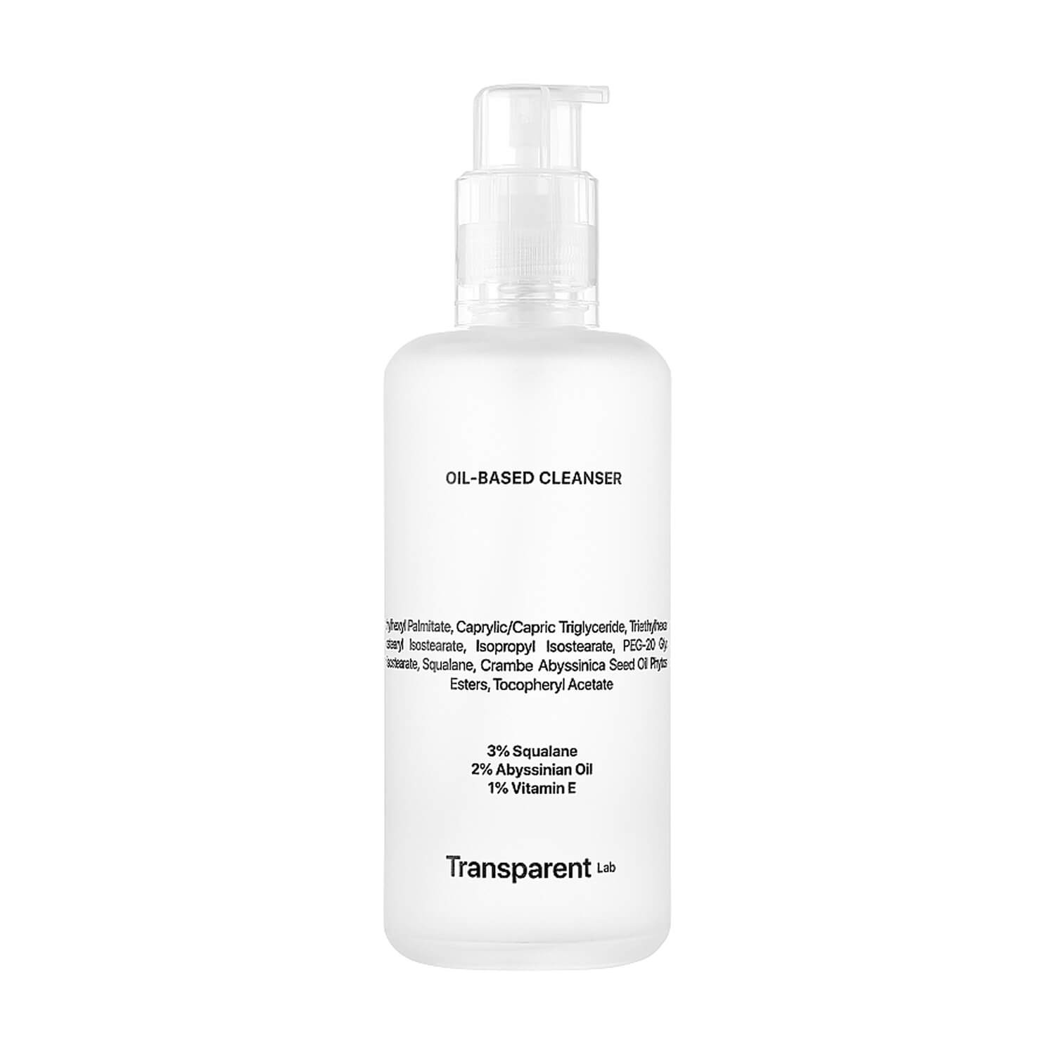 oil based cleanser transparent lab