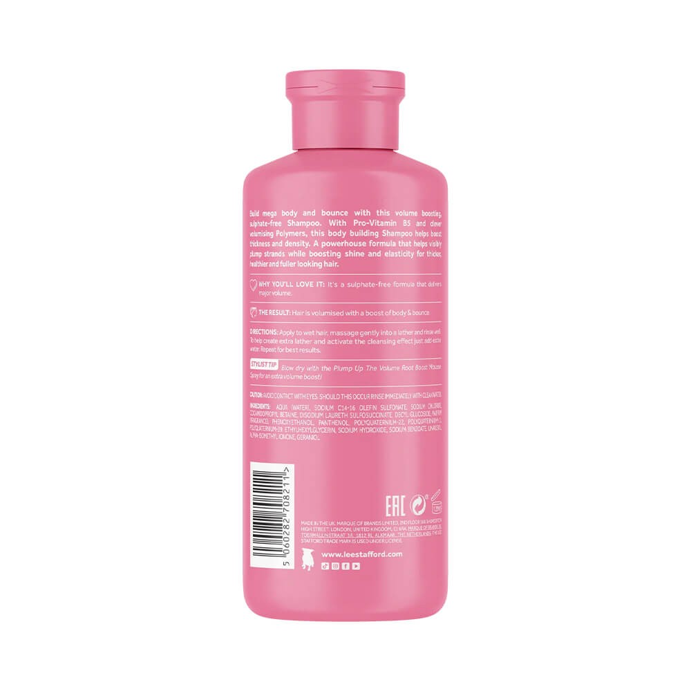 Шампунь для об'єму волосся Lee Stafford Plump Up Volume Plumping Shampoo
