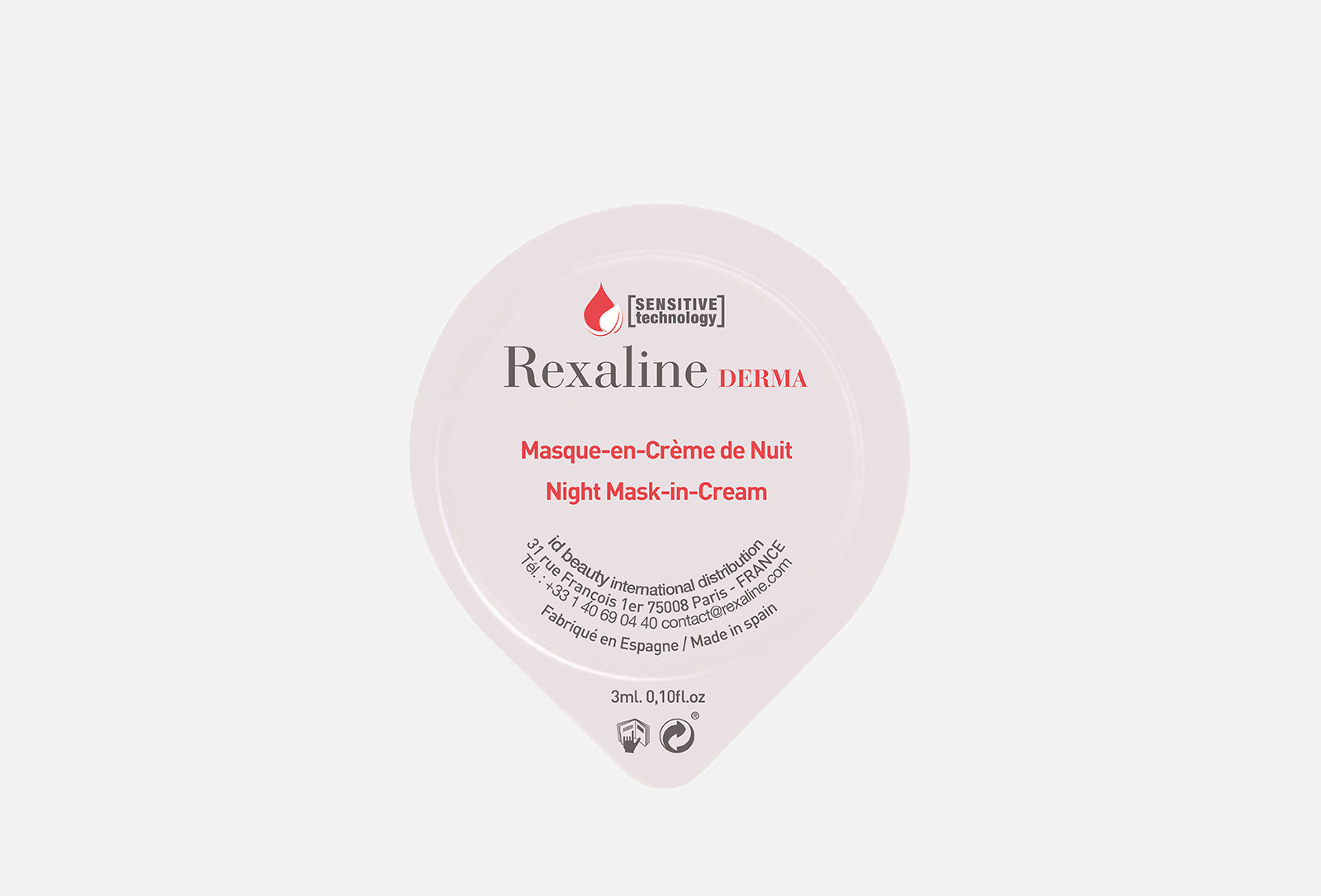 Ночная крем-маска Rexaline Derma Night Mask-in-Cream