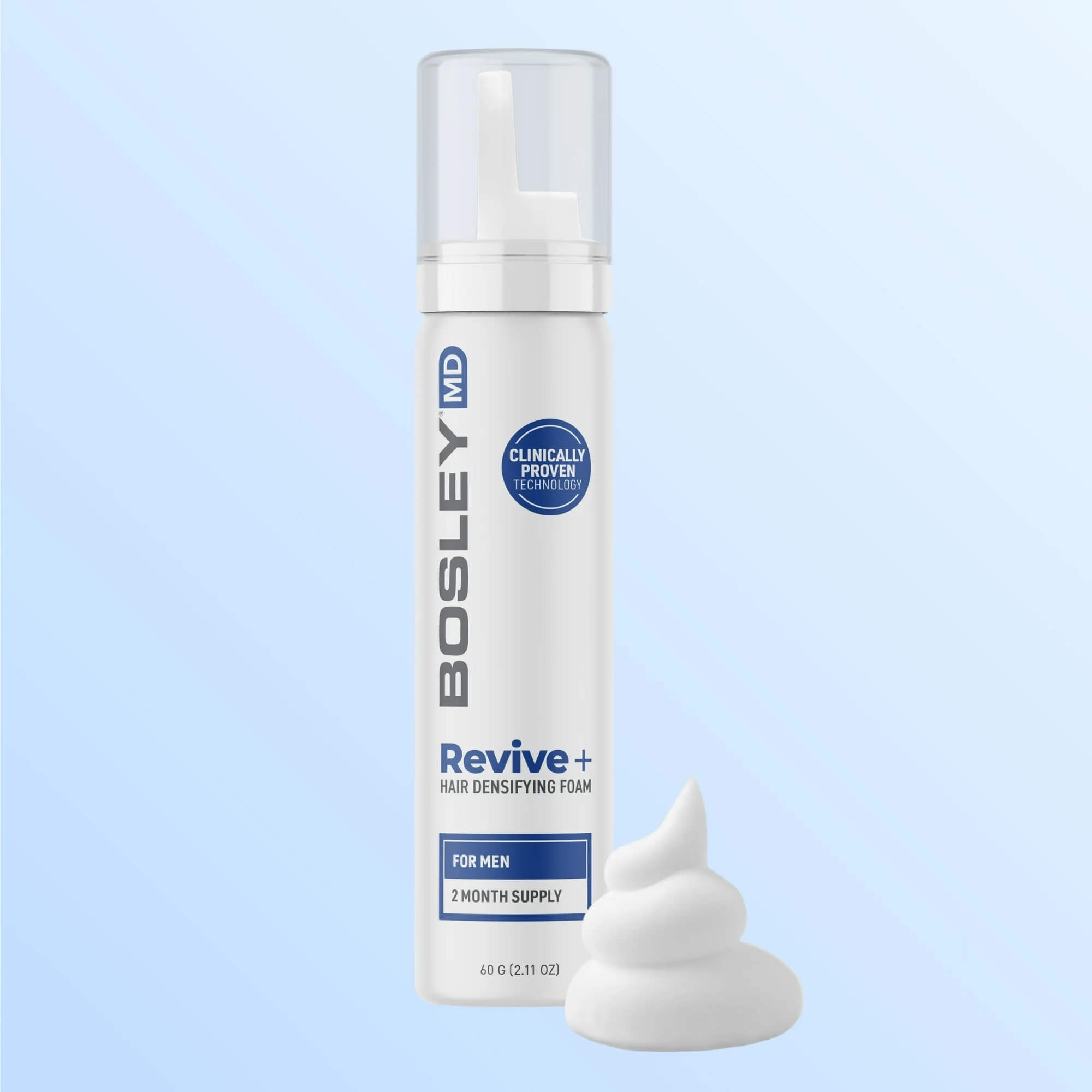 Пена против выпадения волос у мужчин Bosley MD Revive+ Densifying Treatment Foam For Men
