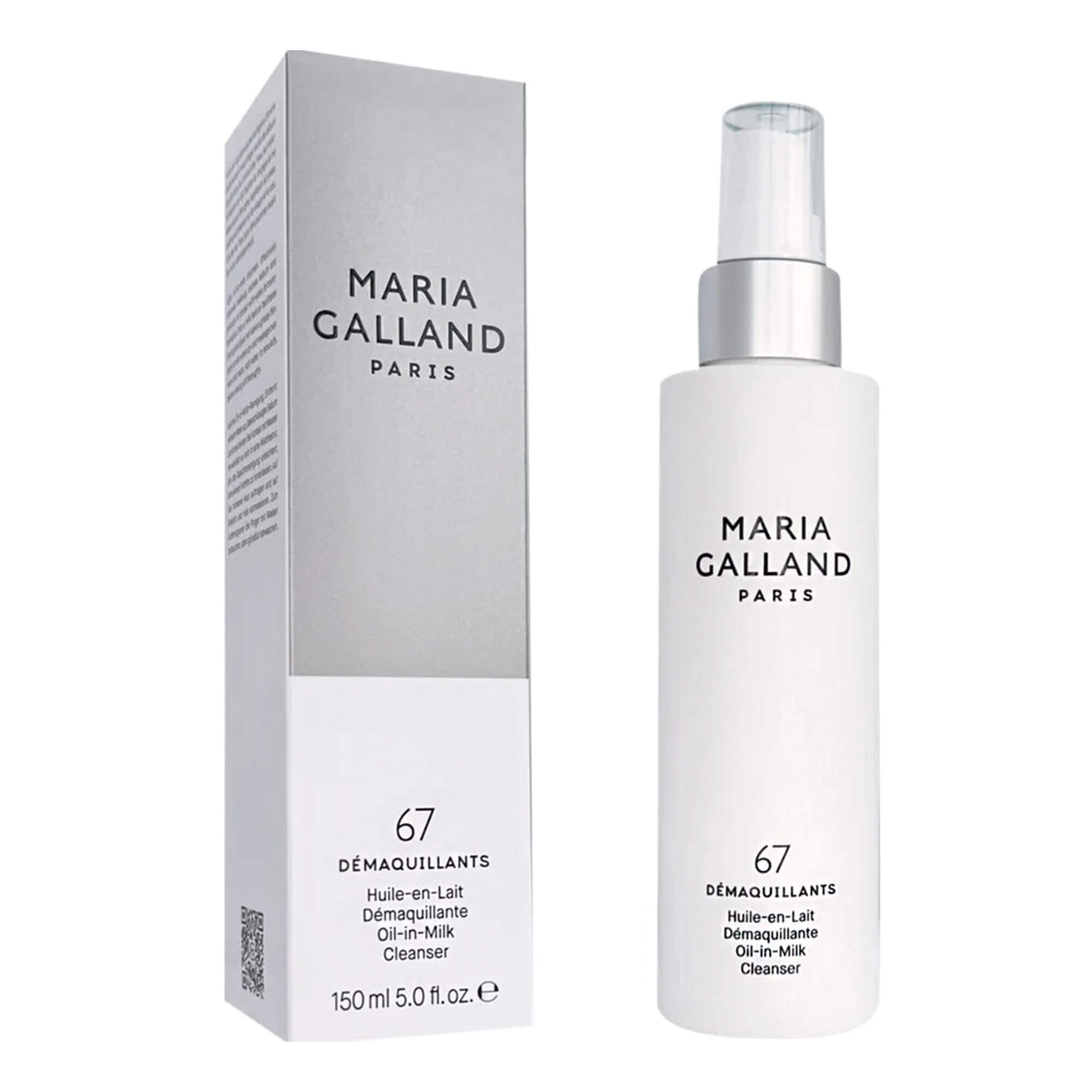 Гідрофільна очищувальна олія для всіх типів шкіри Maria Galland 67 Oil-In-Milk