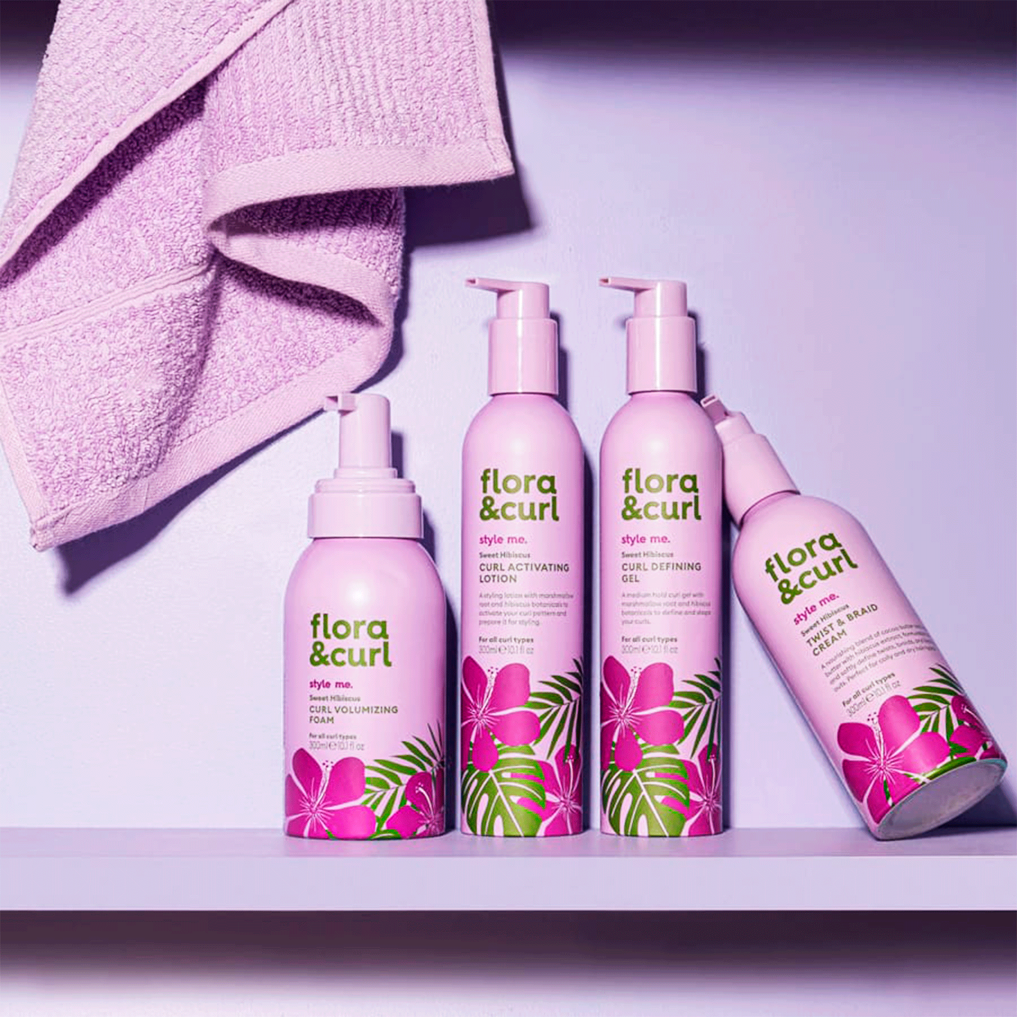 Крем для кудрявого волосся Flora Curl Sweet Hibiscus Twist and Braid Cream