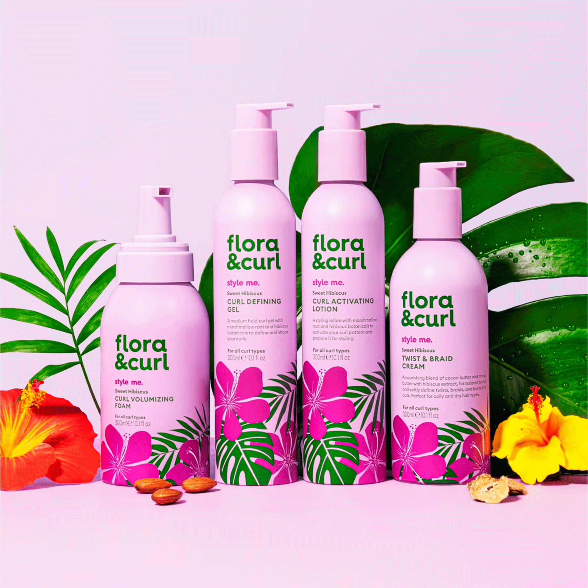 Крем для кудрявого волосся Flora Curl Sweet Hibiscus Twist and Braid Cream