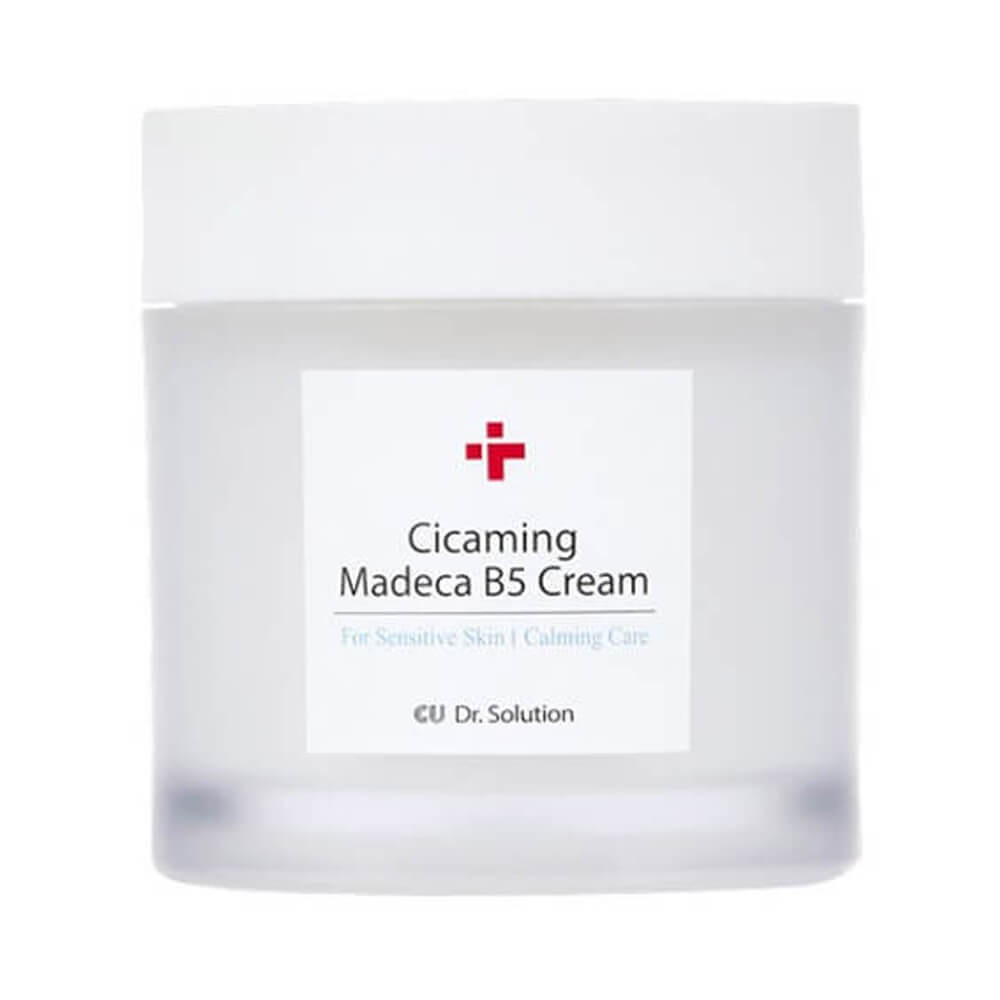 Заспокійливий крем з центеллою і пантенолом CU Skin Dr.Solution Cicaming B5 Madeca Cream