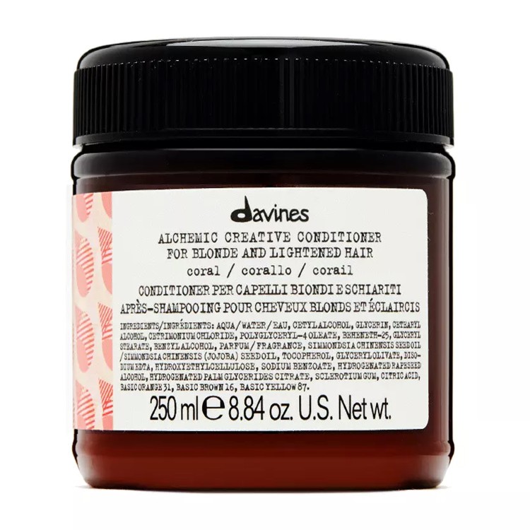 Davines Alchemic Creative Conditioner Coral оттеночный кондиционер