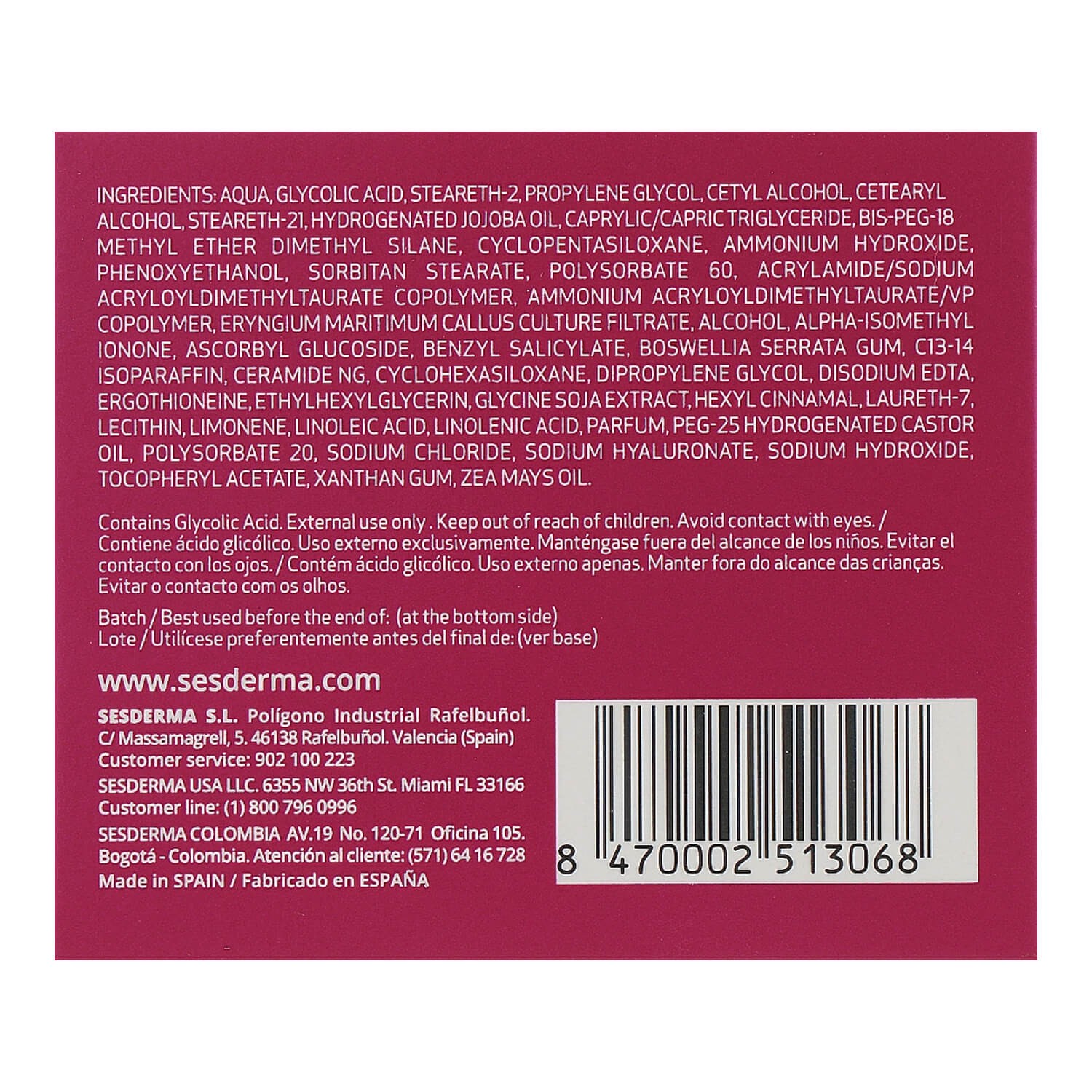 Sesderma Acglicolic Classic Nourishing Cream заказать