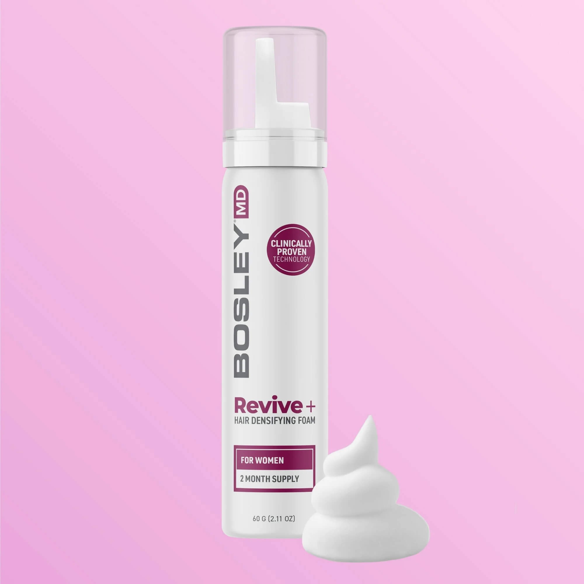 Пена против выпадения волос у женщин Bosley MD Revive+ Densifying Treatment Foam For Women