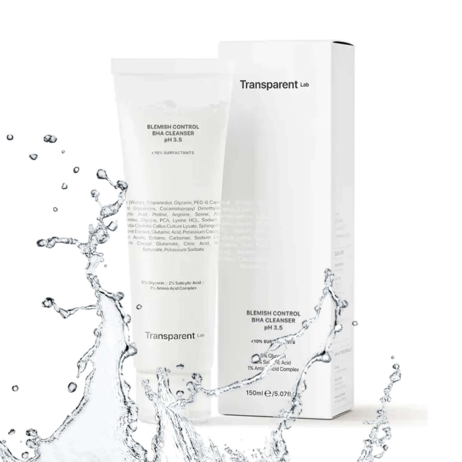 Transparent Lab Blemish Control BHA Cleanser pH 3.5 Киев