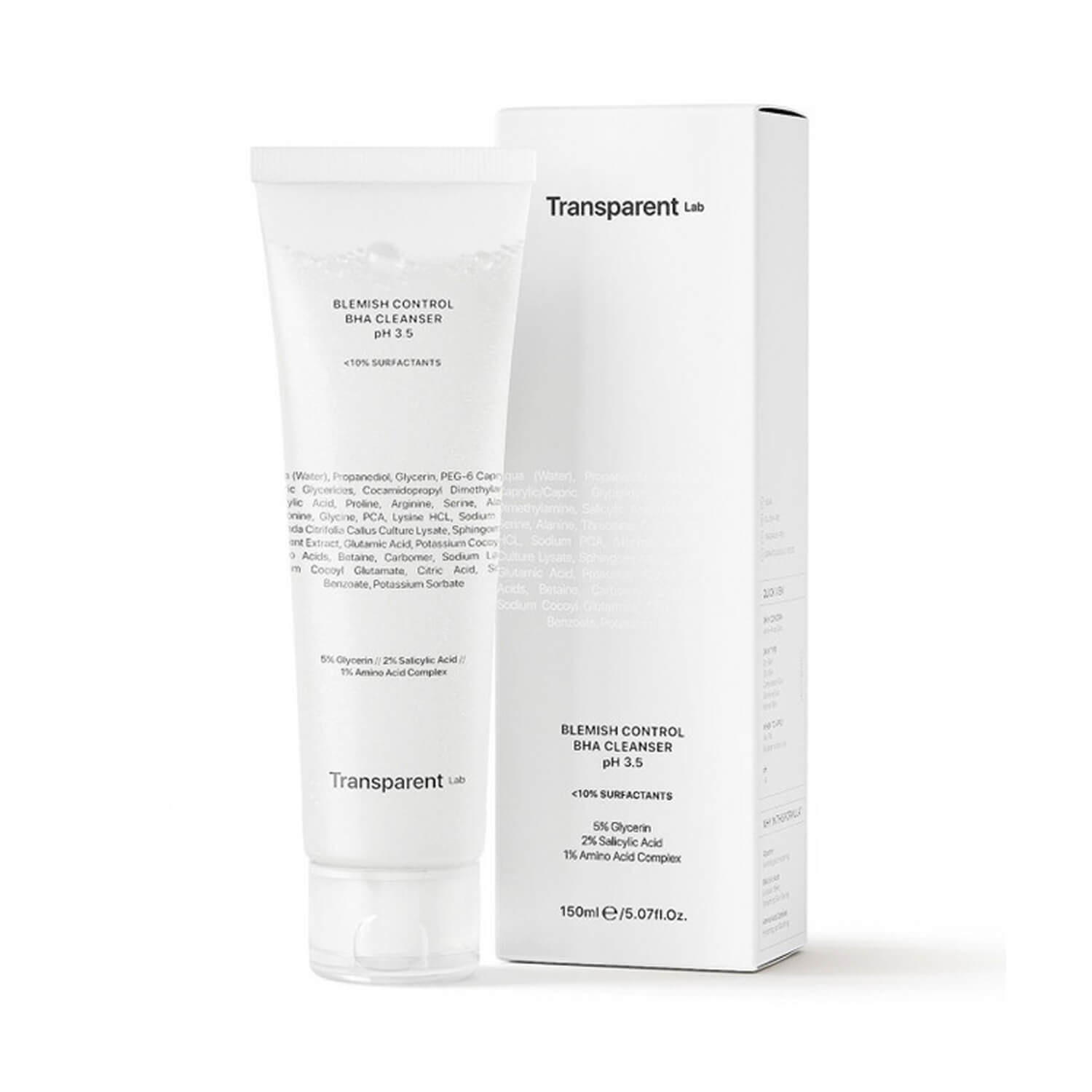 Transparent Lab Средство для глубокой очистки кожи с признаками старения и склонной к акне