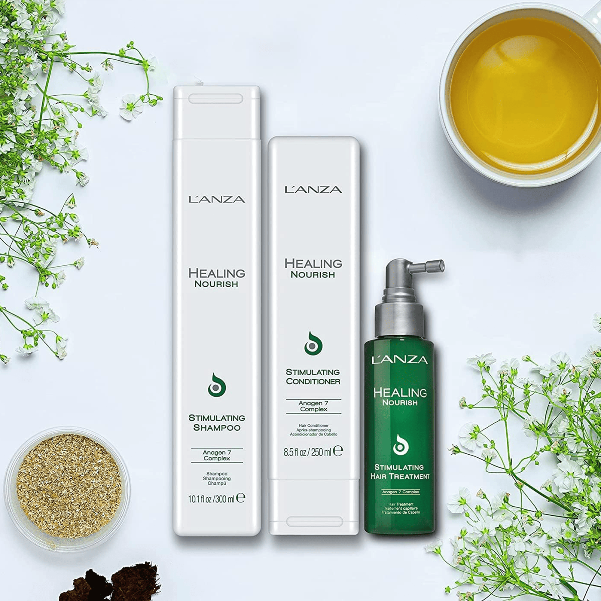 Кондиціонер для відновлення та стимулювання росту волосся  L’anza Healing Nourish Stimulating Conditioner