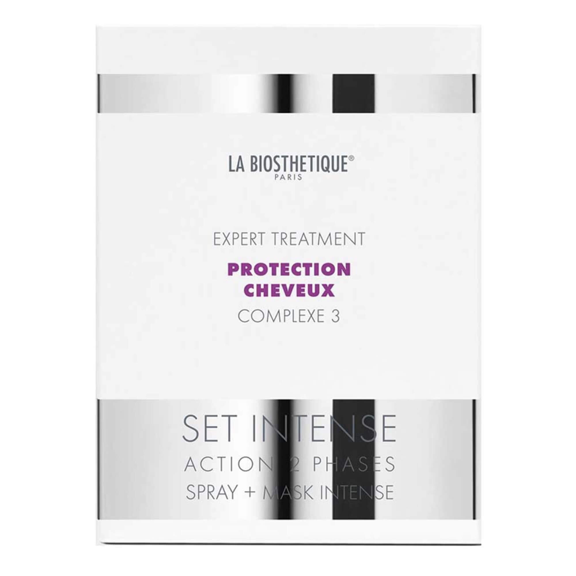 Набор двухфазный для восстановления структуры волос La Biosthetique Protection Cheveux PC Complexe 3 Set Intense