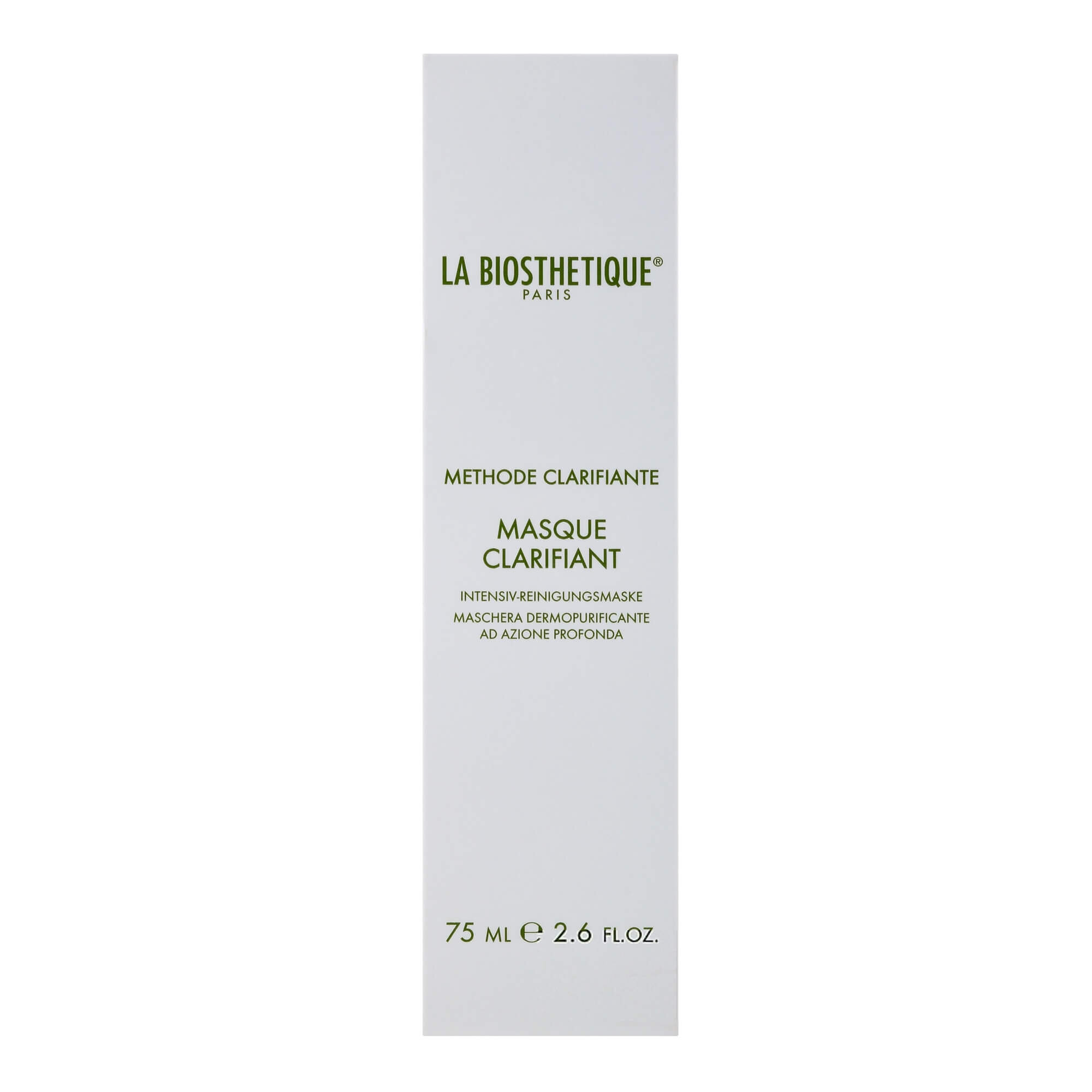 Очищающая маска для жирной и воспаленной кожи La Biosthetique Skin Care Masque Clarifiant