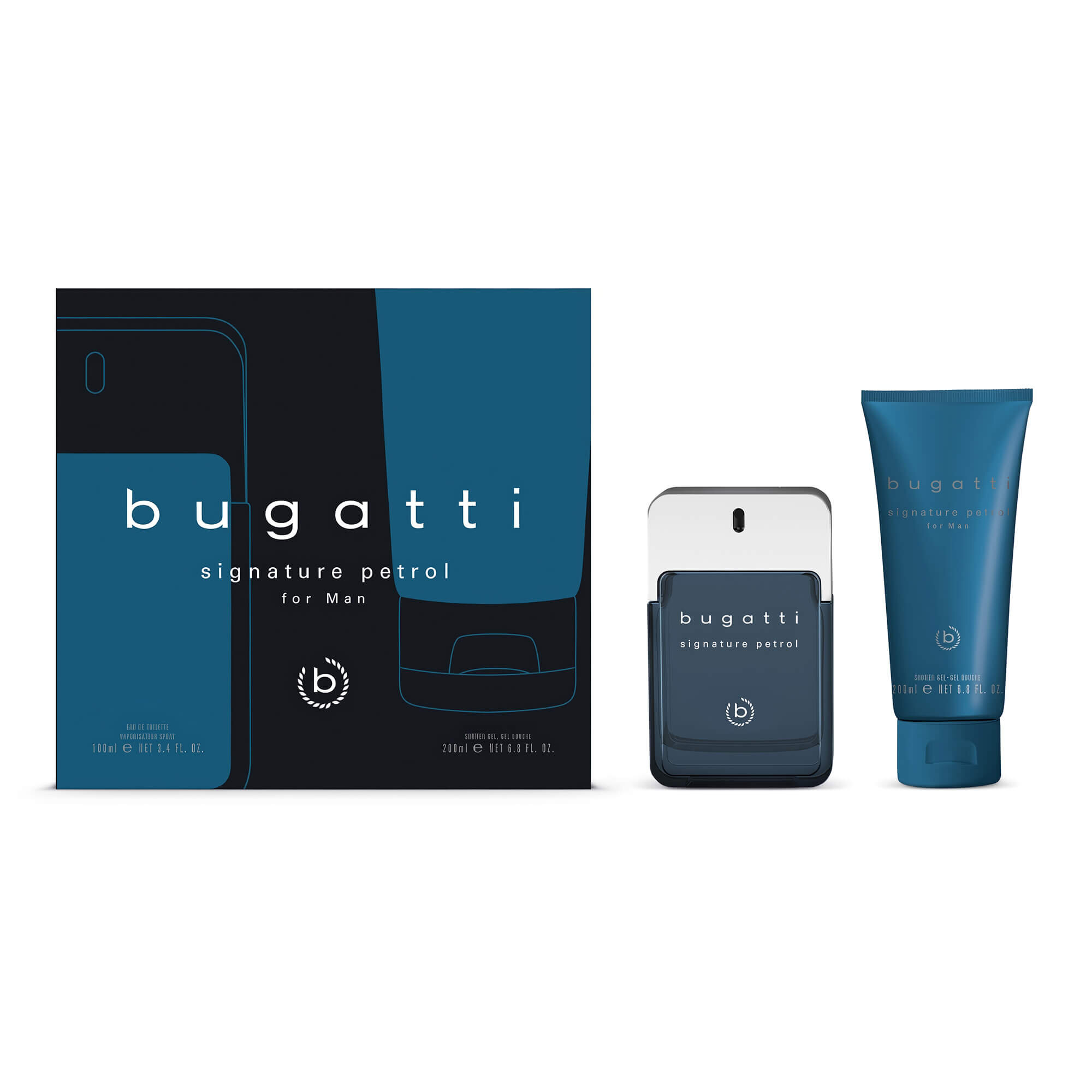 Парфюмерный набор для мужчин Bugatti Signature Petrol GP