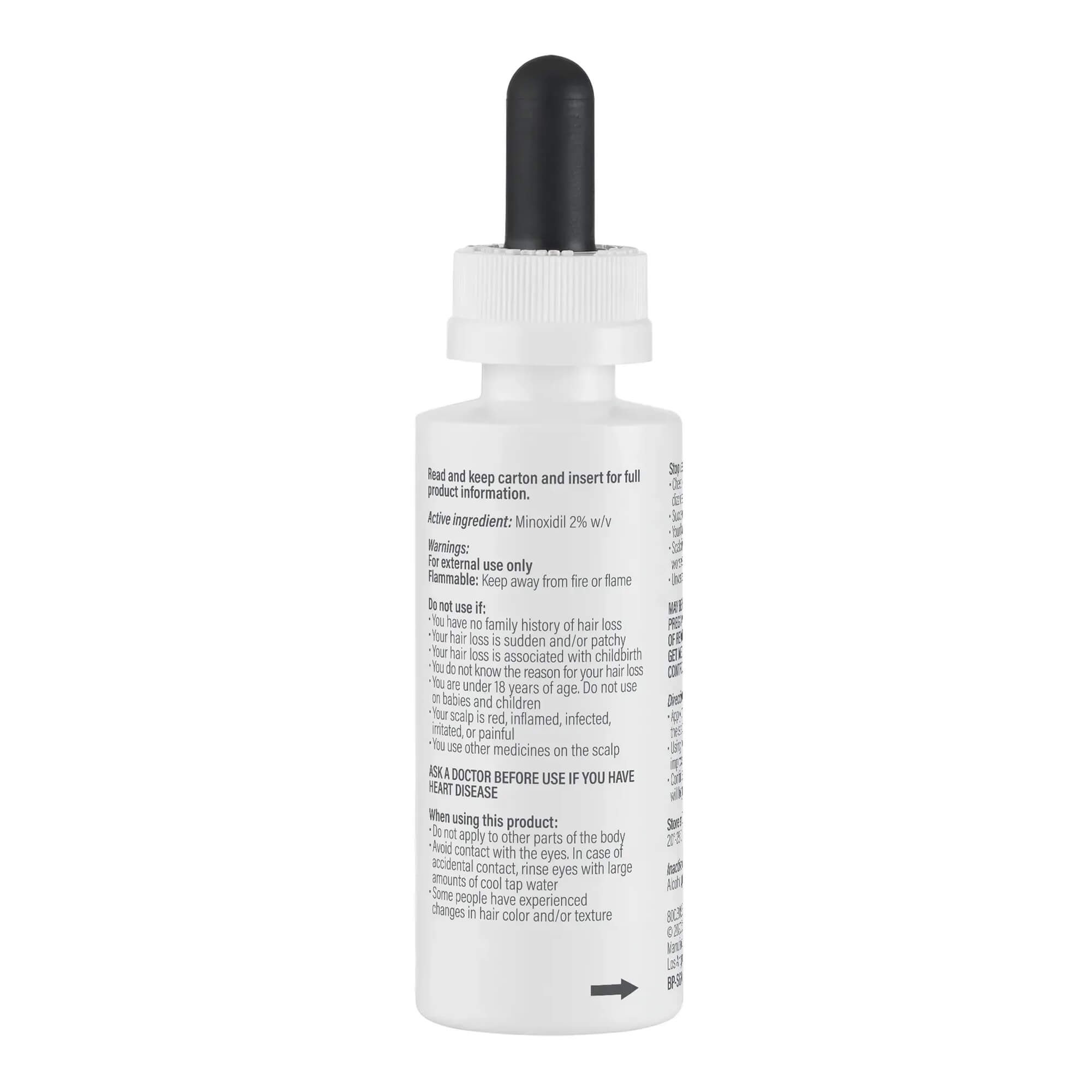 Раствор с миноксидилом 2% для восстановления роста волос у женщин Bosley MD Hair Regrowth Treatment For Women