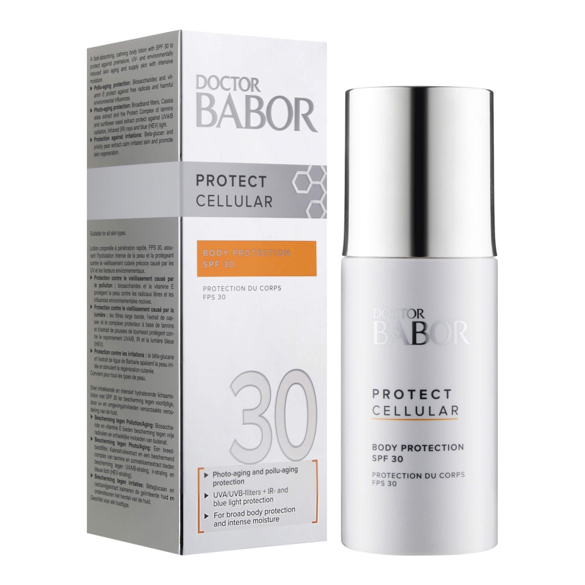 Солнцезащитный увлажняющий флюид для тела Babor Doctor Protect Cellular Body Protection SPF 30