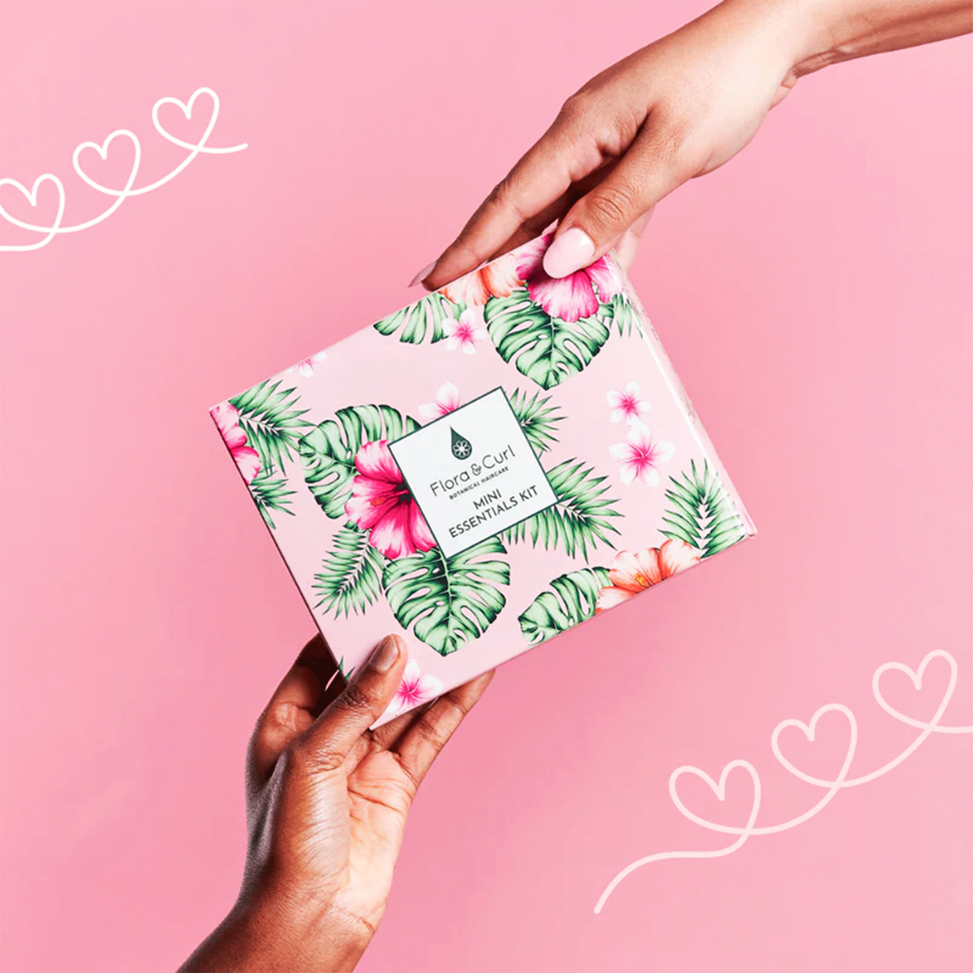 Тревел набор по уходу за кудрявыми волосами Flora Curl Mini Essentials Curl Kit