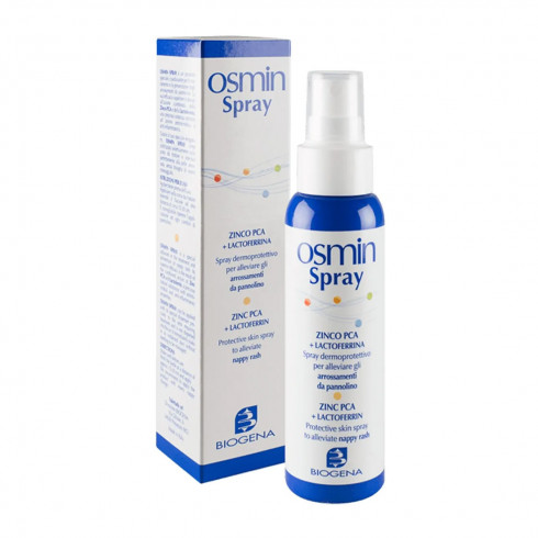 Спрей от потницы и опрелостей (Zinc + Lactoferrin) для младенцев Biogena Osmin Baby Spray