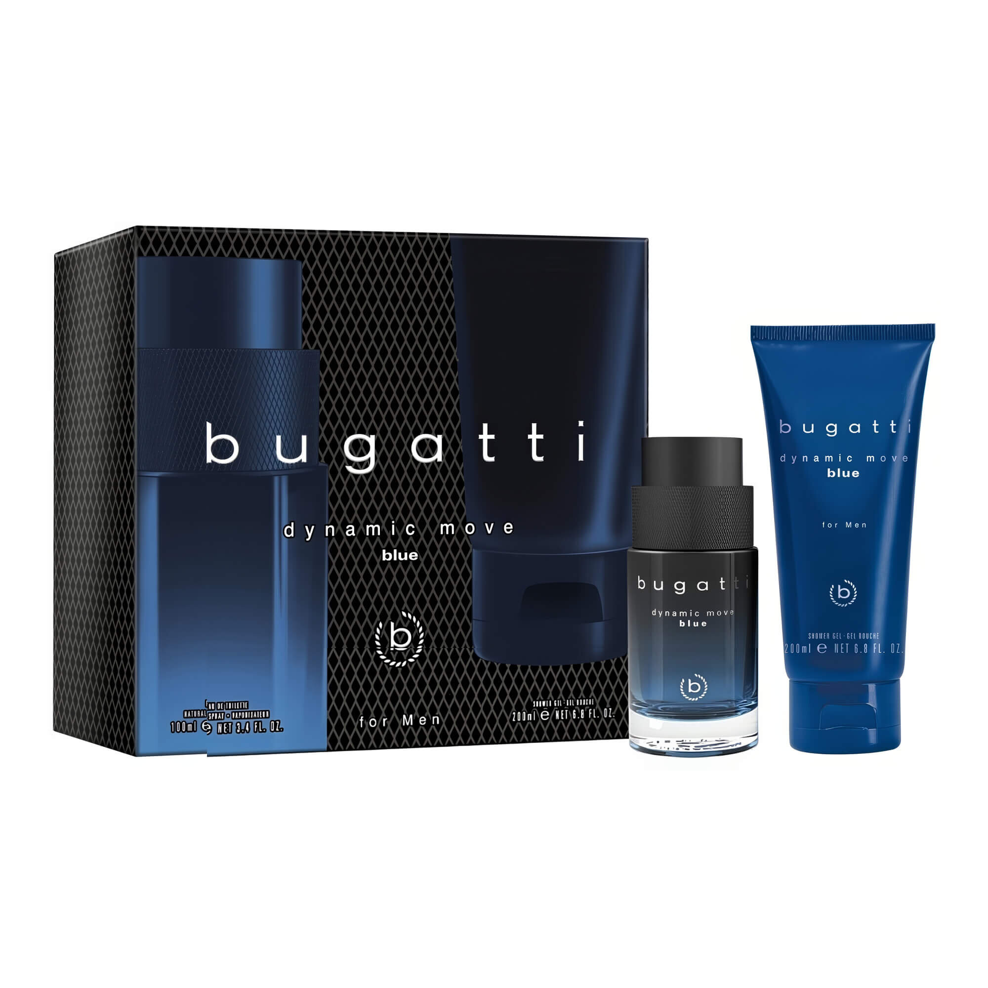 Bugatti Dynamic Move Blue Men - Парфюмерный набор для мужчин
