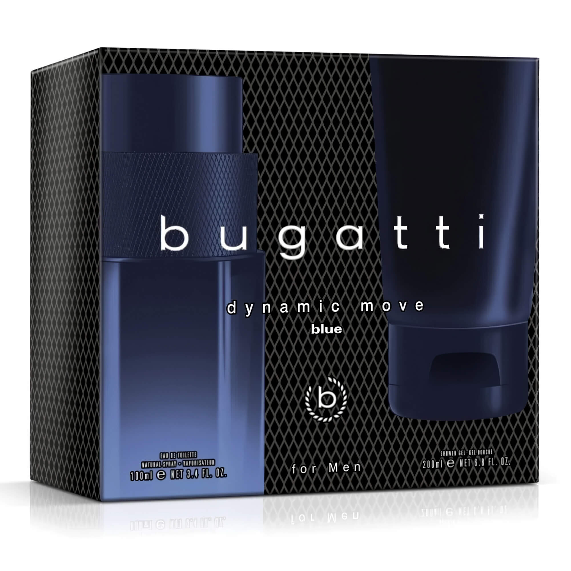Парфюмерный набор для мужчин Bugatti Dynamic Move Blue Men