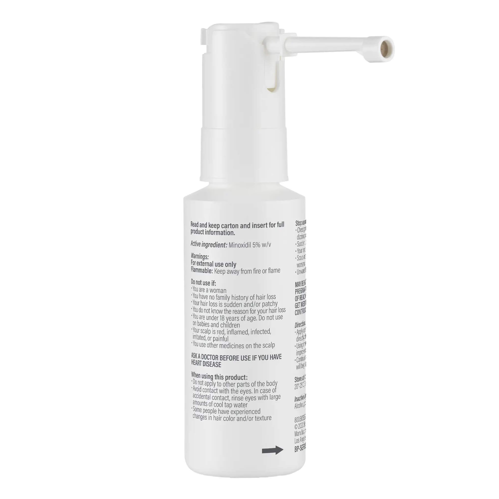 Спрей с миноксидилом 5% для восстановления роста волос у мужчин Bosley MD Hair Regrowth Treatment For Men Sprayer