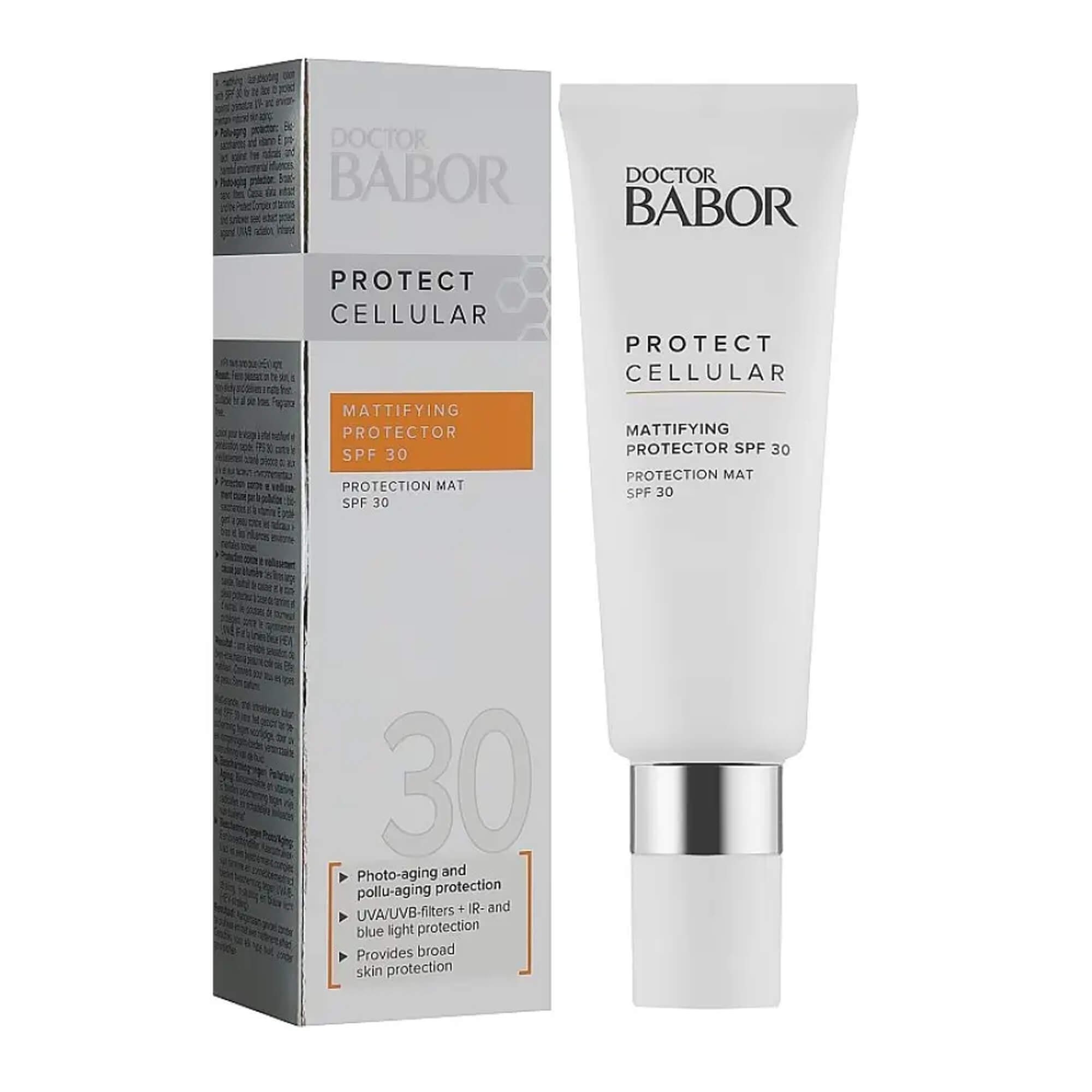Солнцезащитный матирующий флюид для лица Babor Mattifying Protector SPF 30