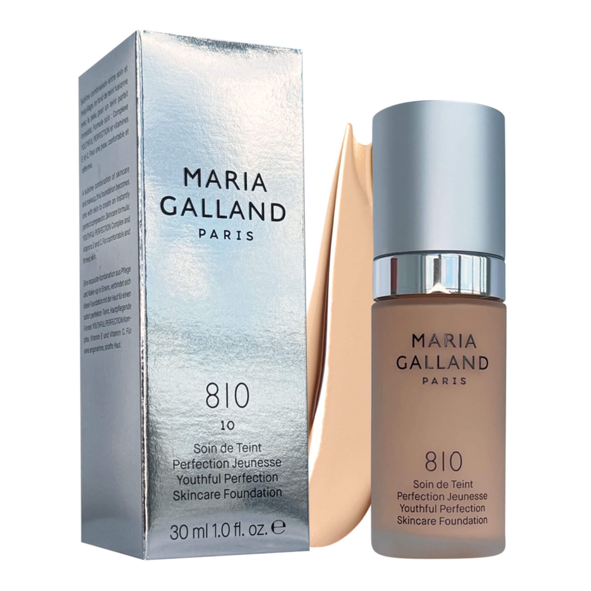Омолоджувальна тональна основа з ліфтинг-ефектом Maria Galland 810 Youthful Perfection Skincare Foundation