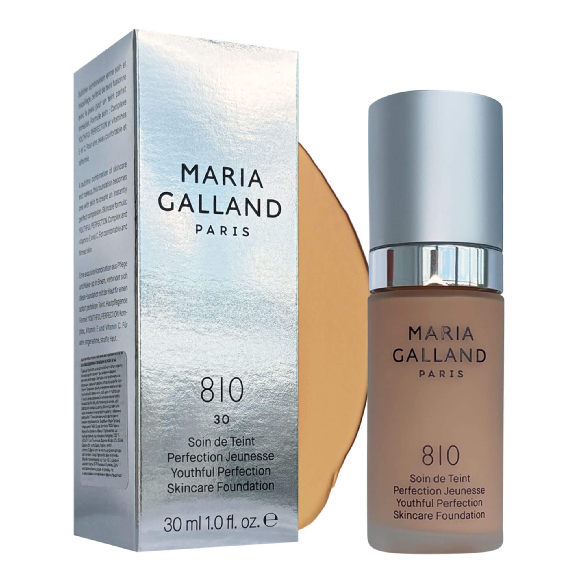 Омолоджувальна тональна основа з ліфтинг-ефектом Maria Galland 810 Youthful Perfection Skincare Foundation