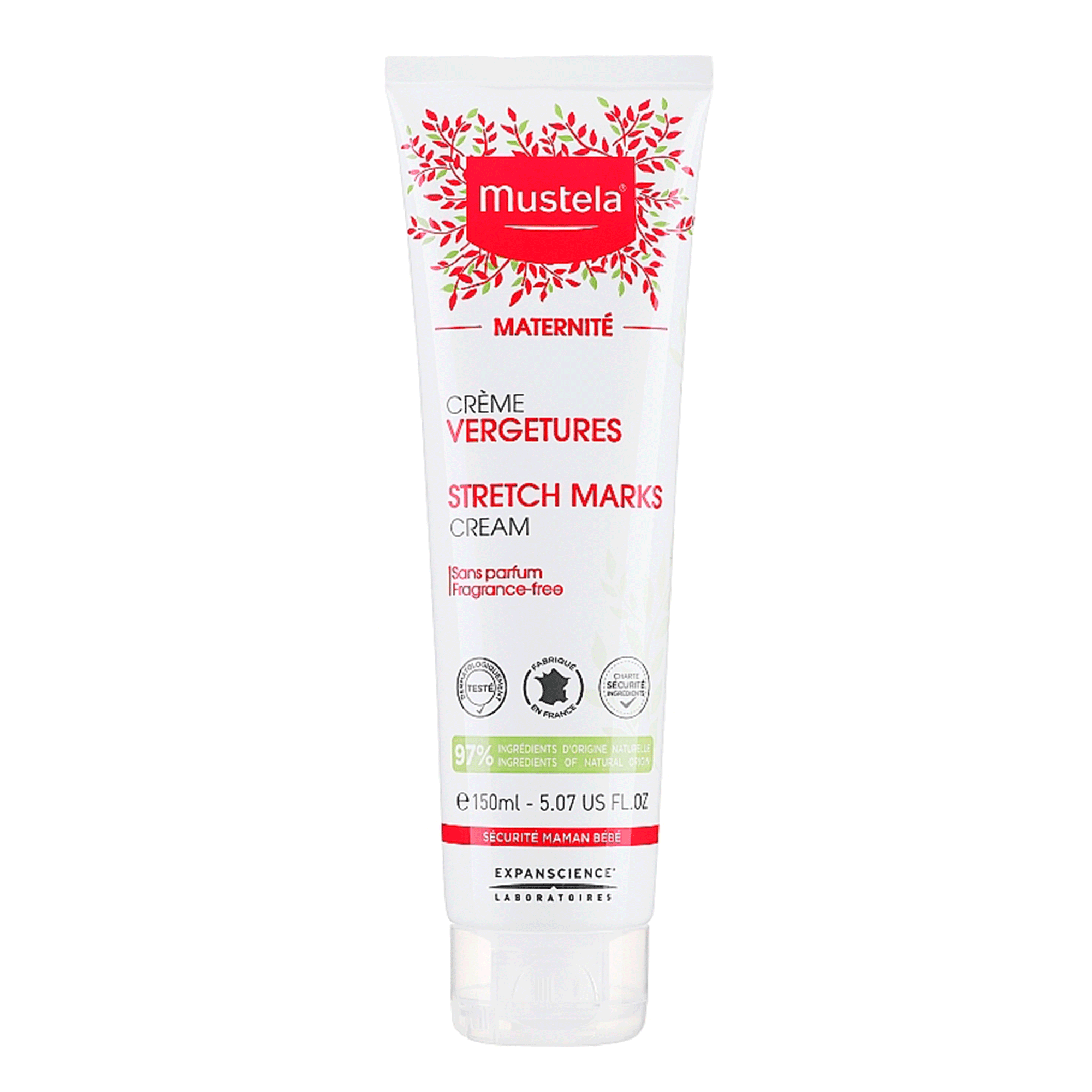 Mustela Крем от растяжек непарфюмированный