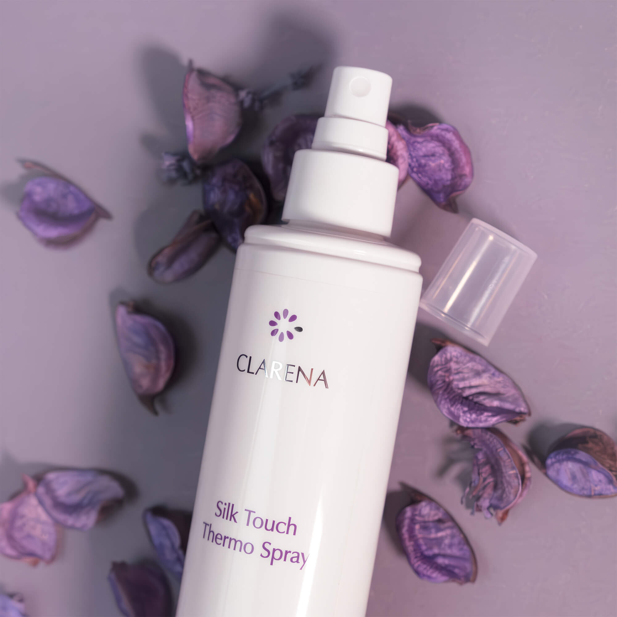 Защитный термоспрей для волос с шелком Clarena Silk Touch Thermo Spray