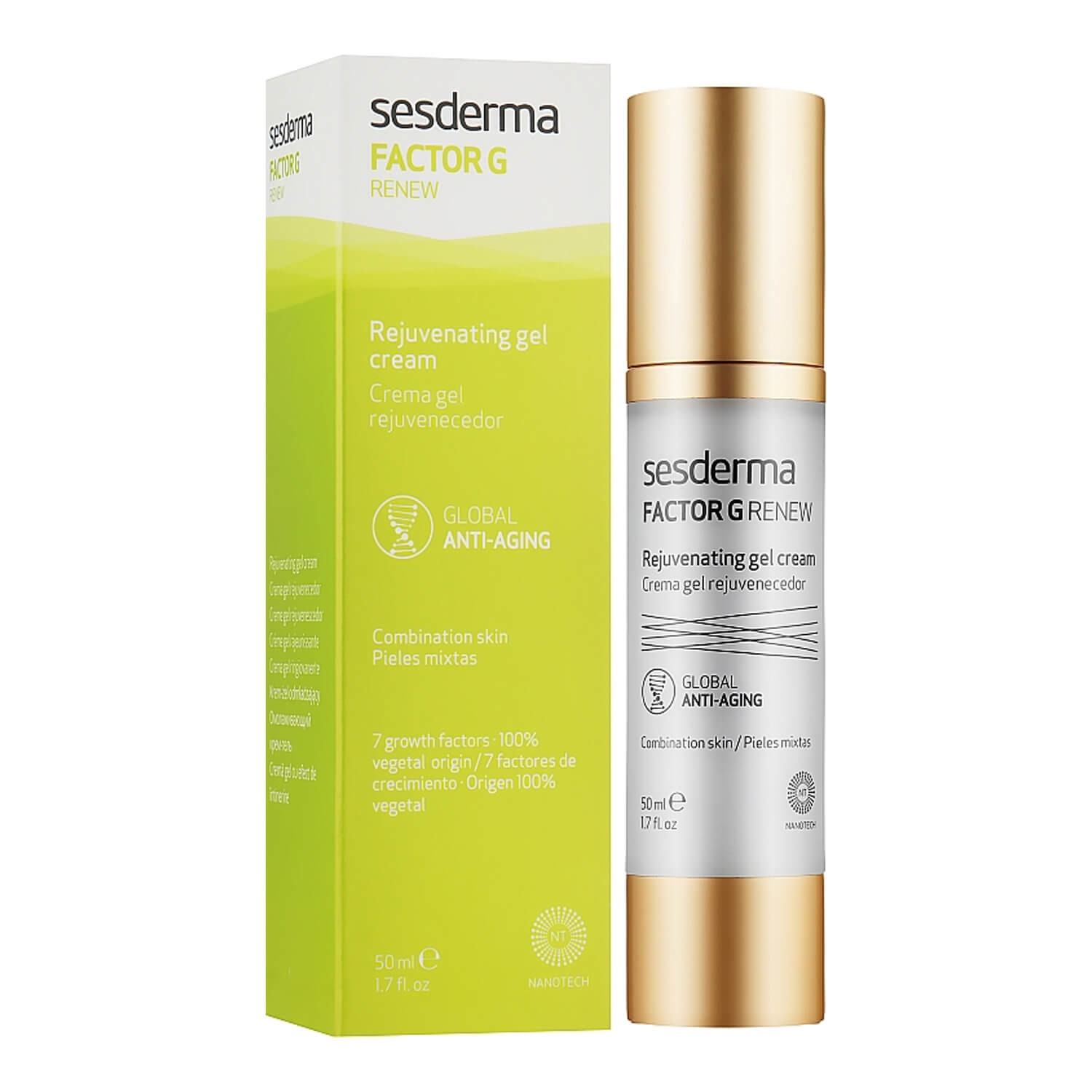 sesderma factor g renew rejuvenating gel cream купить