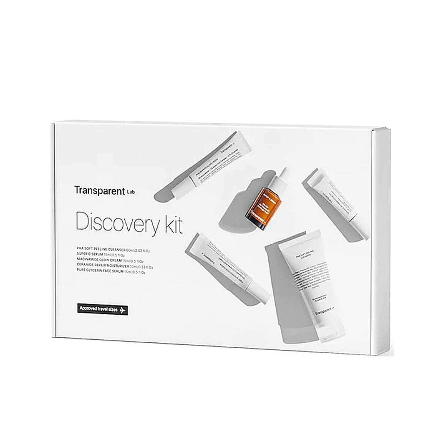 Transparent Lab Набор миниатюр по уходу за кожей