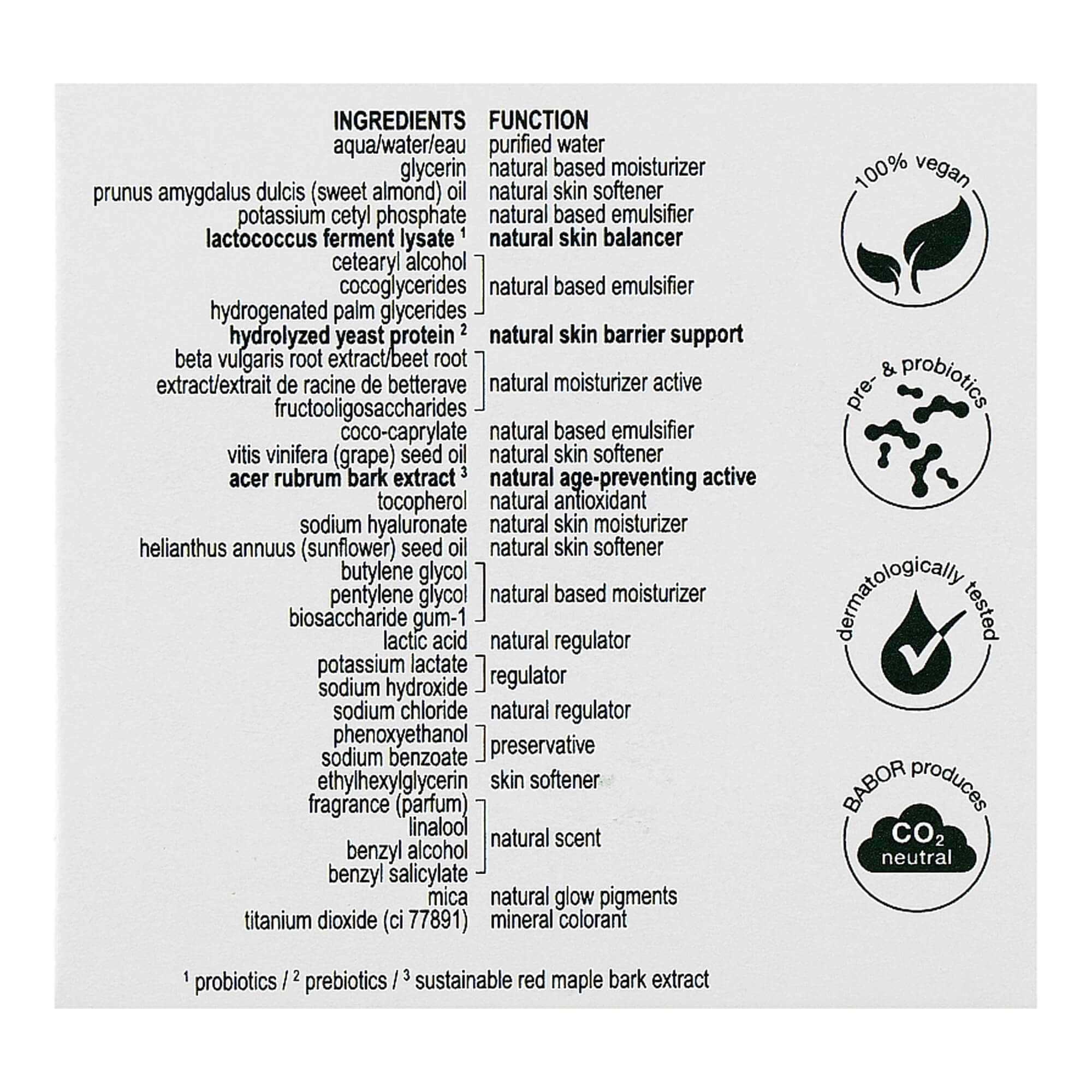 Зволожуючий крем для сяйва шкіри Babor Doctor Clean Formance Moisture Glow Cream